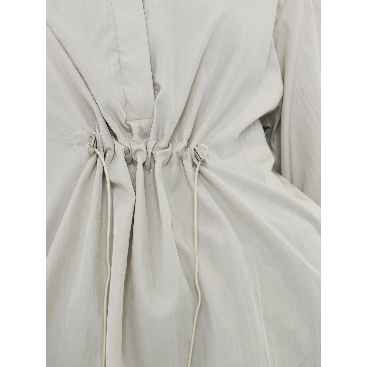 بلوزة واسعة بتفاصيل رباط مع أكمام بطول 3/4-women-clothing-shirtsandblouses-shirts-image-3