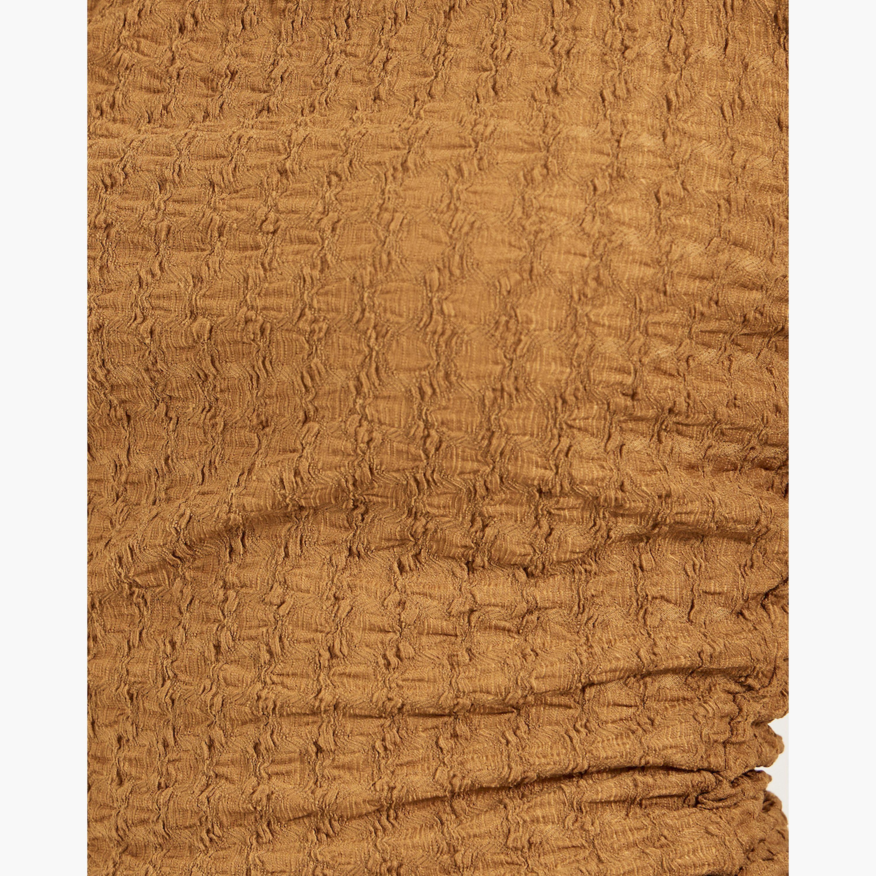 Styli Textured Ruched Strappy Fitted Tank T-Shirt-women-clothing-tshirts-image-3