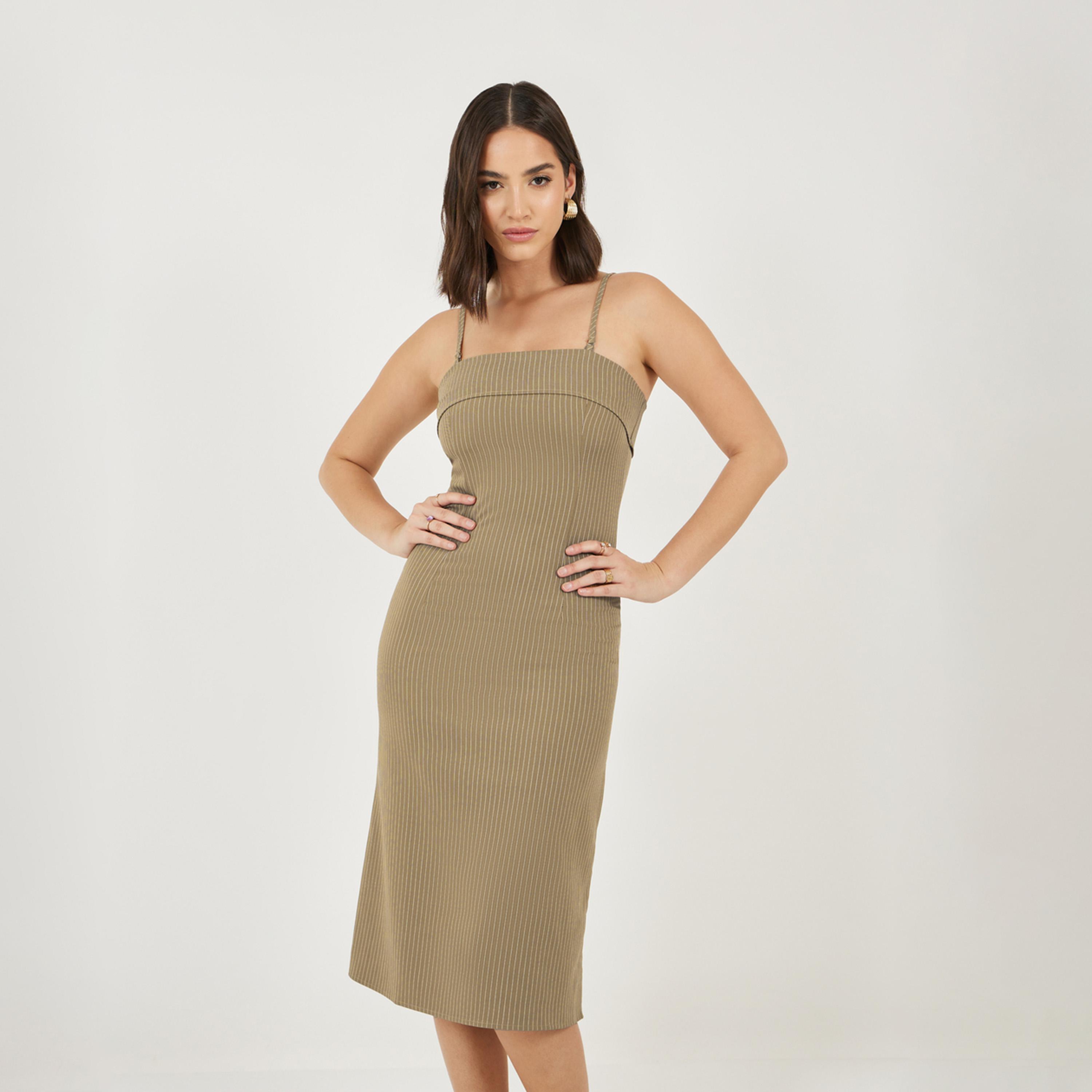 Styli Striped Sleeveless Sheath Midi Dress-women-clothing-dresses-image-5