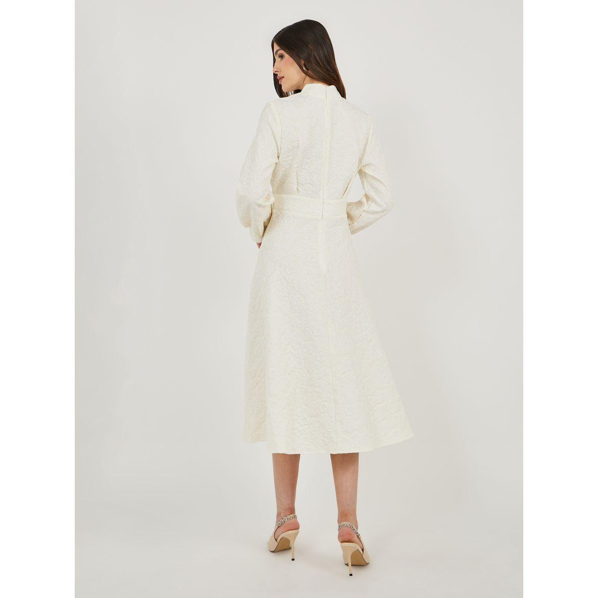 فستان ميدي جاكار بأكمام طويلة-women-clothing-dresses-image-6