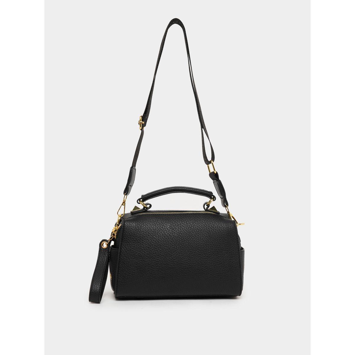 Styli Bowling Bag with Adjustable Strap and Zip Closure-women-bagsandwallets-handbags-image-4