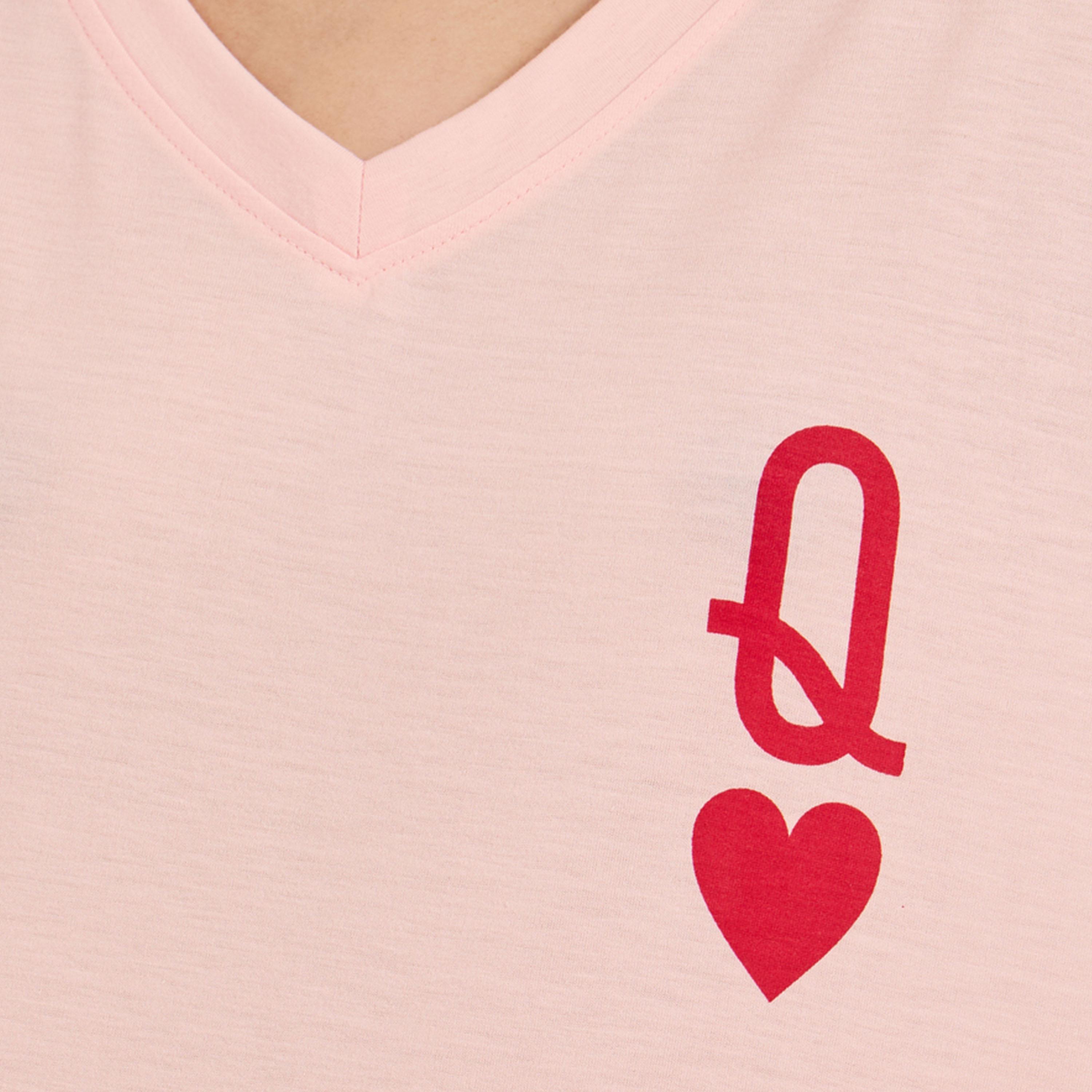 Styli Unwind Queen Of Hearts Dropped Shoulder V Neck T-Shirt & Cuffed Pyjama Set-women-clothing-nightwear-pyjamas-longsets-image-3
