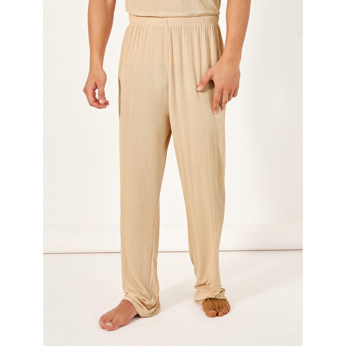 طقم من بنطال بيجاما مع بلوزة محبوكة بلا أكمام-men-clothing-nightwear-sets-image-5
