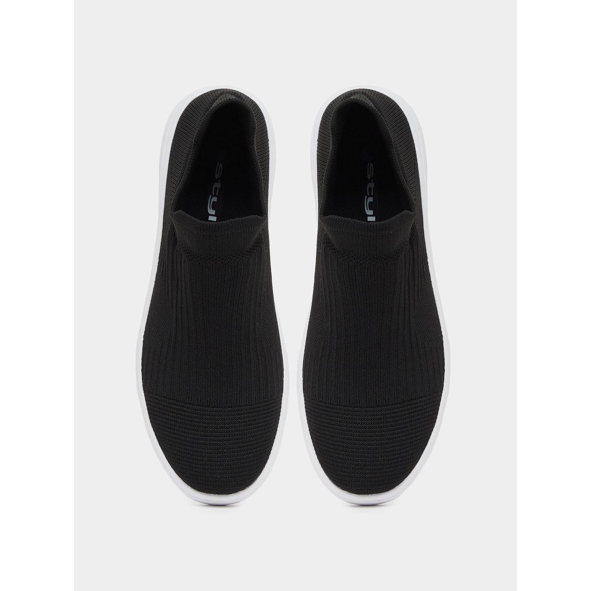 Styli Textured Slip On Shoes-men-shoes-loafersandmoccasins-image-6