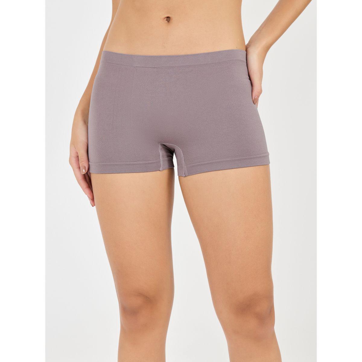 Styli Pack of 3 - Solid Seamless Boyshort-women-clothing-lingerie-panties-image-2