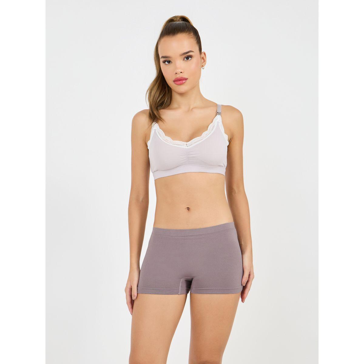 Styli Pack of 3 - Solid Seamless Boyshort-women-clothing-lingerie-panties-image-3