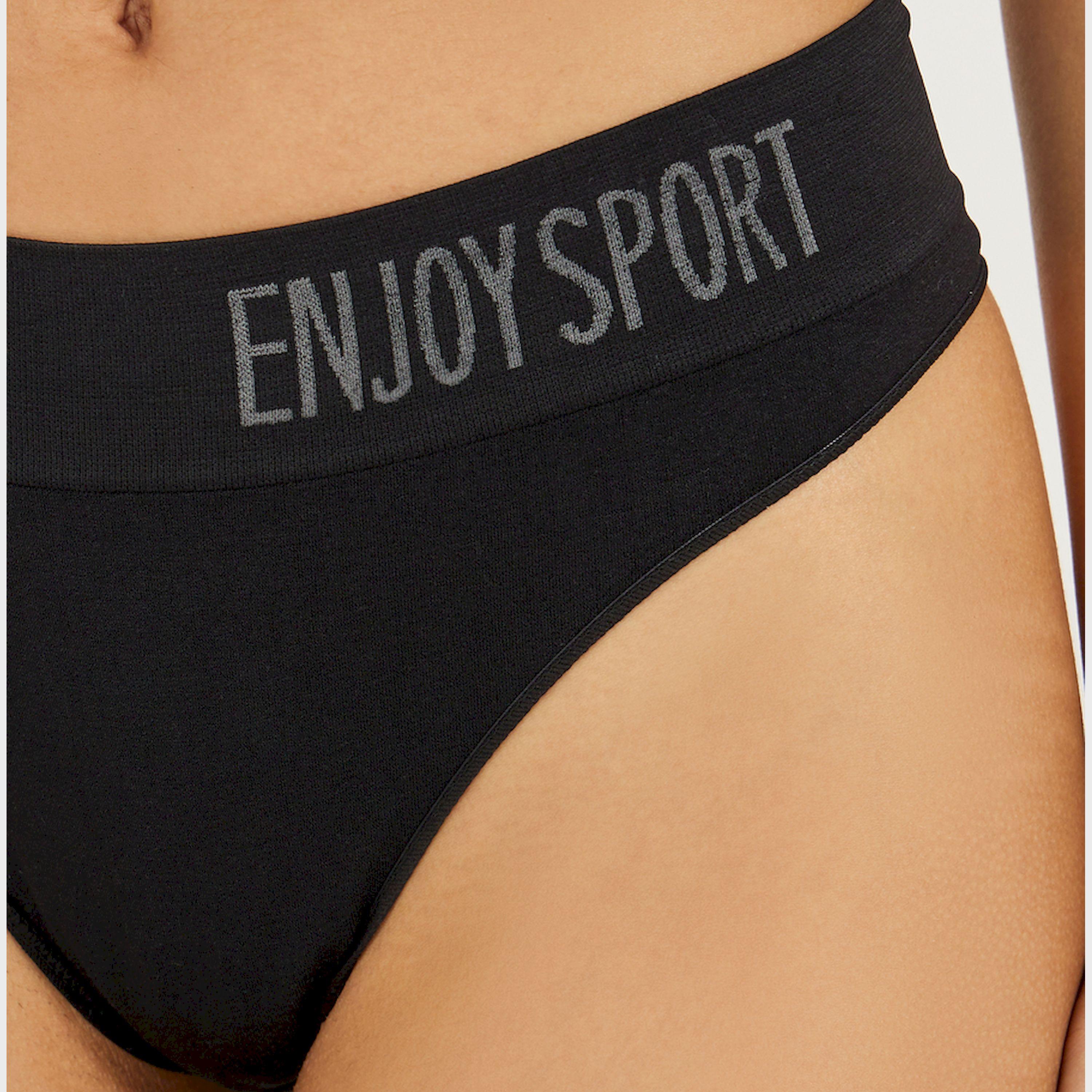 Styli Pack Of 3 - Slogan Print Seamless Thong-women-clothing-lingerie-panties-image-3