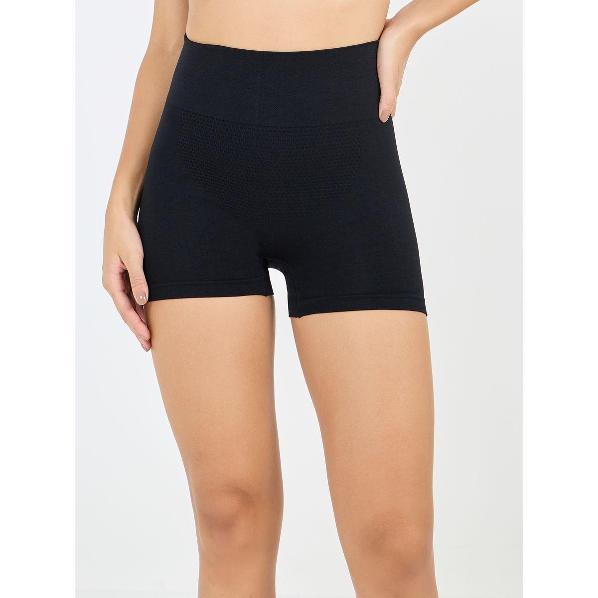 Styli Pack of 3 - Solid Shaping Briefs with Elasticated Waistband-women-clothing-lingerie-shapewear-image-2