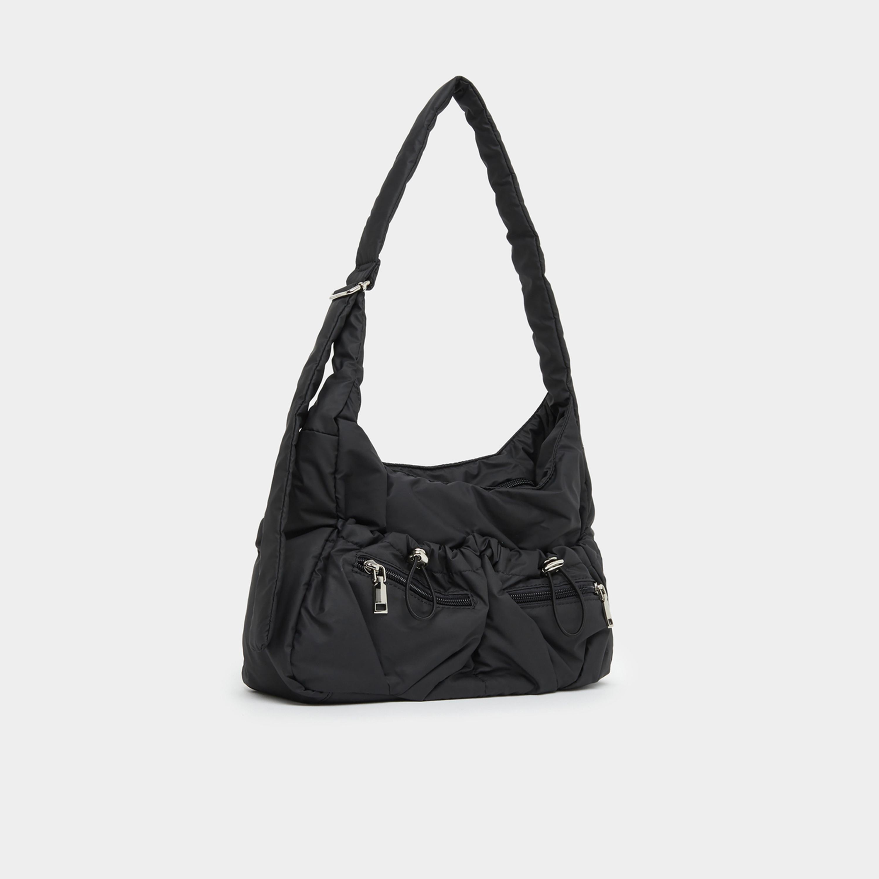 ستايلي - حقيبة كتف سادة بسحاب-women-bagsandwallets-handbags-image-4
