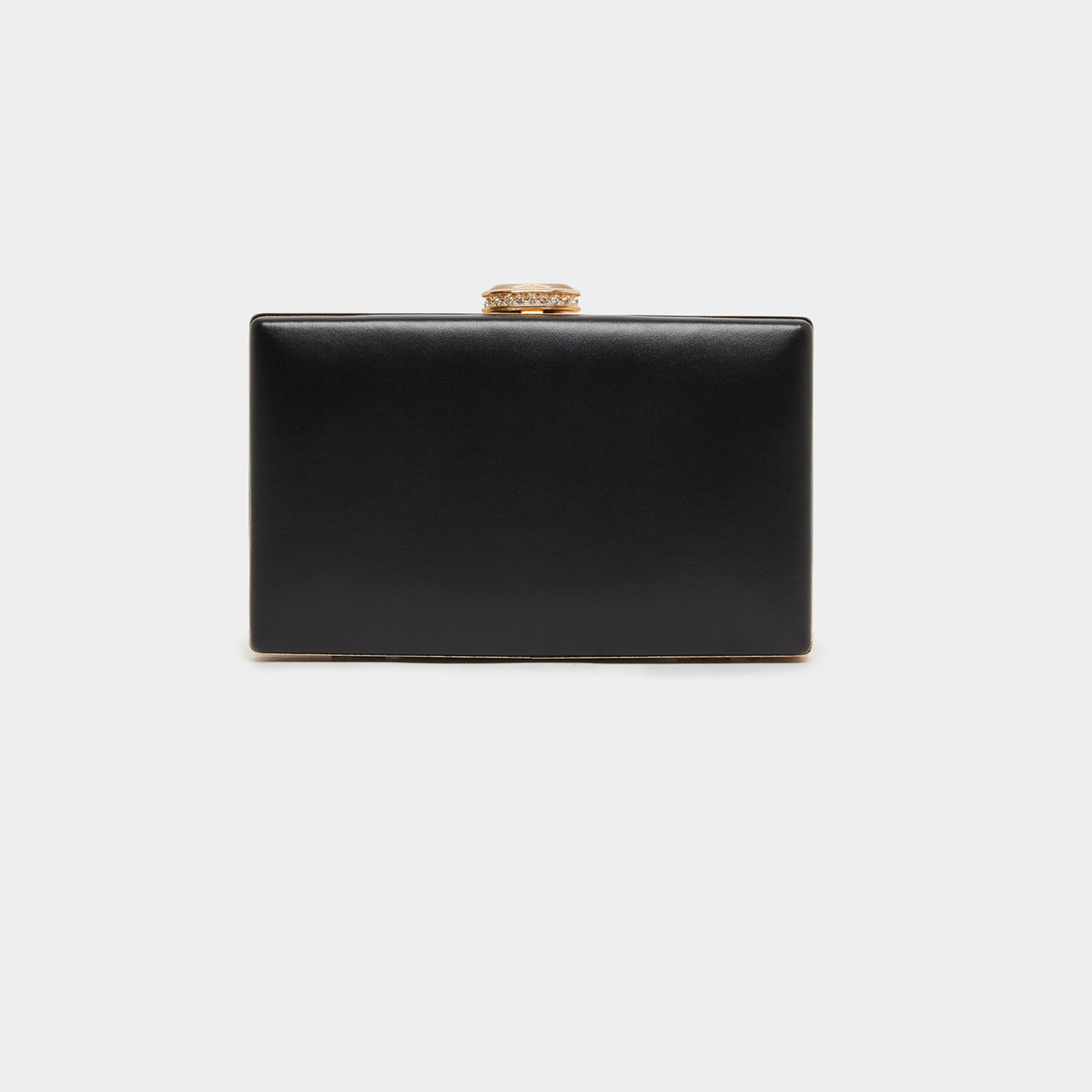ستايلي - حقيبة كلاتش مزينة بالزهور بحزام سلسلة-women-bagsandwallets-handbags-image-2