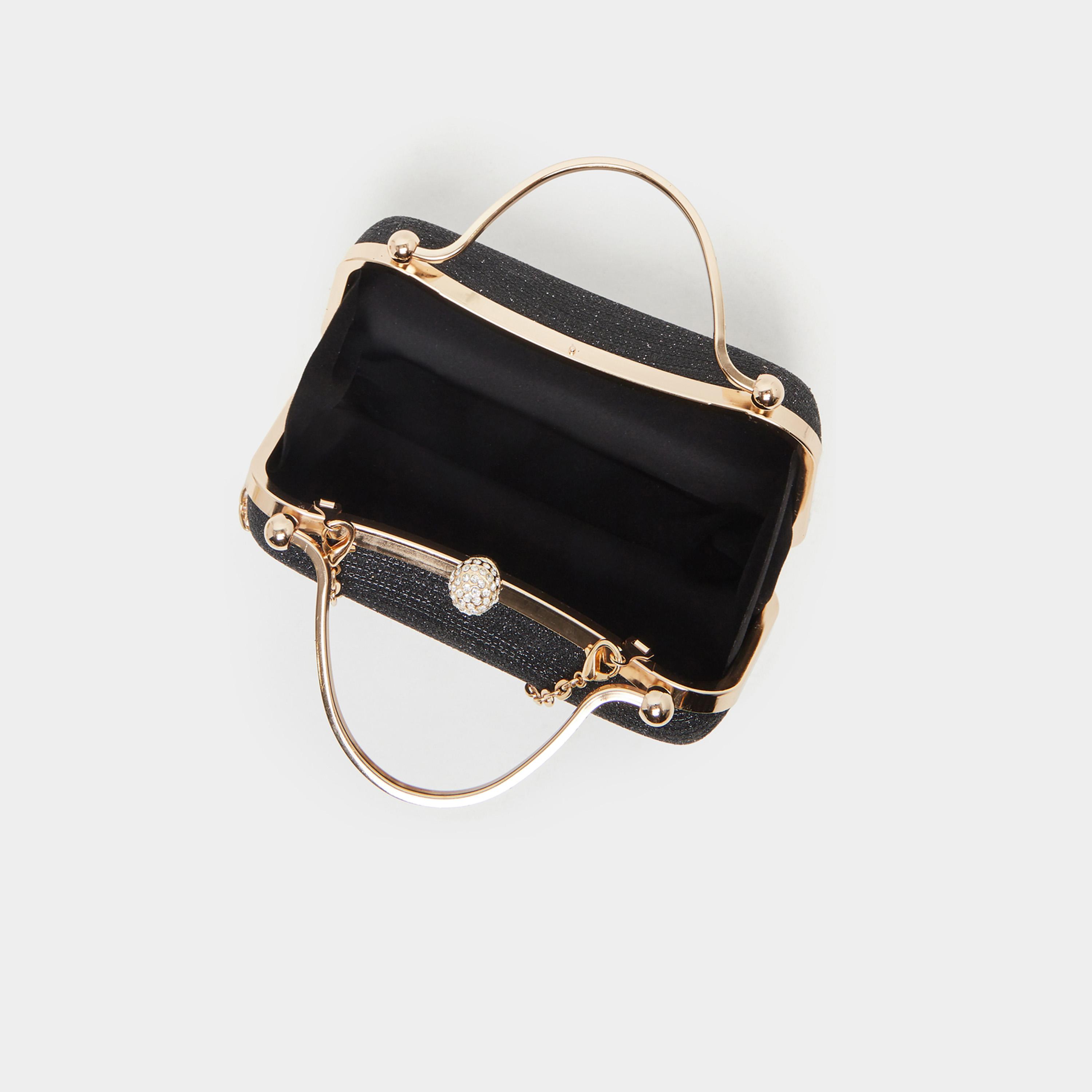 ستايلي - حقيبة كلاتش مزينة بحزام سلسلة-women-bagsandwallets-handbags-image-4