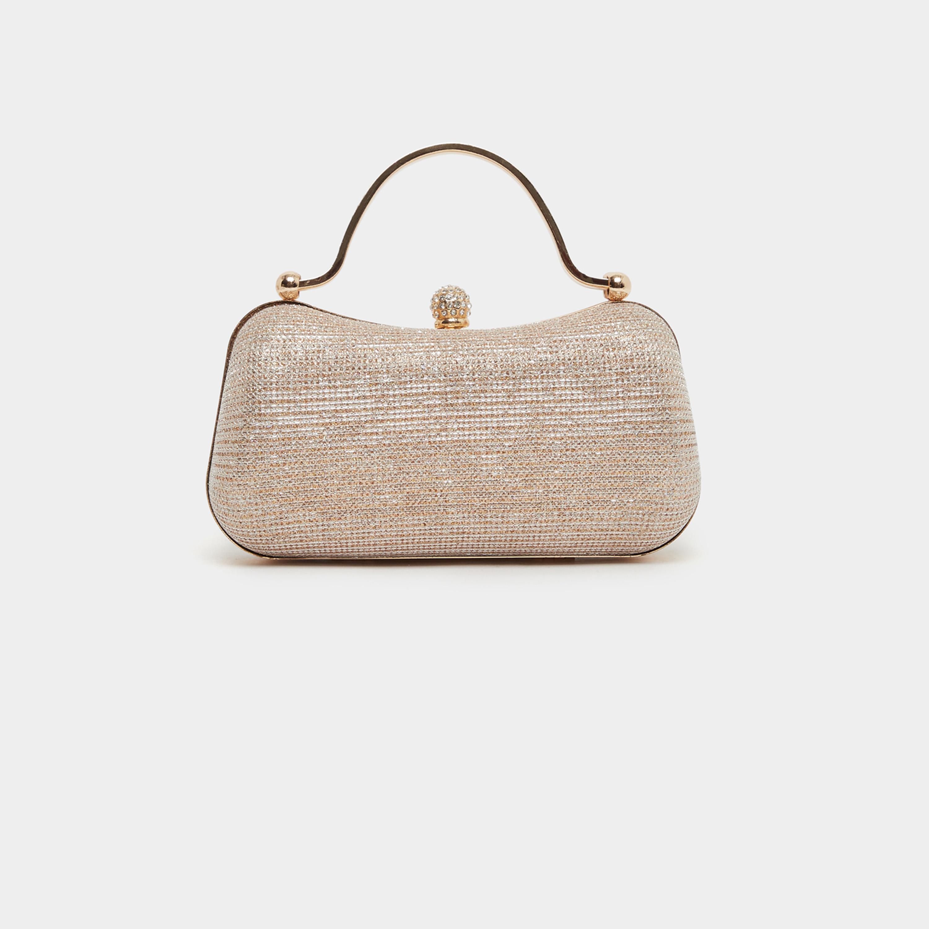 ستايلي - حقيبة كلاتش مزينة بحزام سلسلة-women-bagsandwallets-handbags-image-2