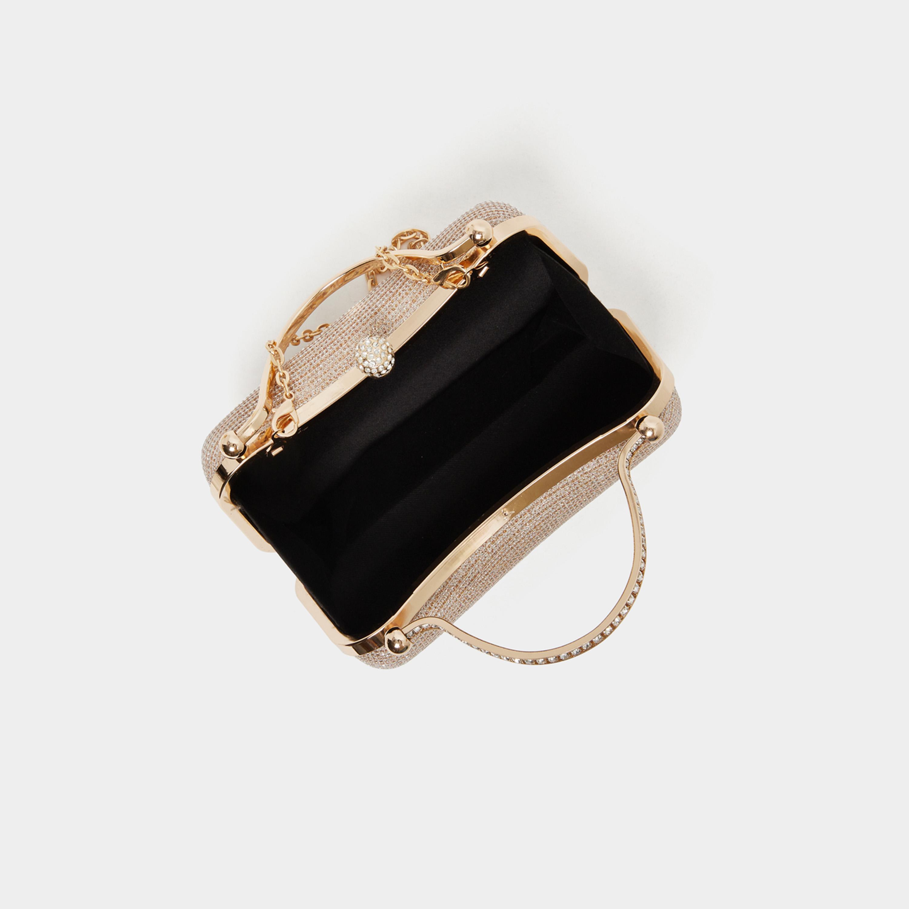 Styli Embellished Clutch Bag with Chain Strap-women-bagsandwallets-handbags-image-4