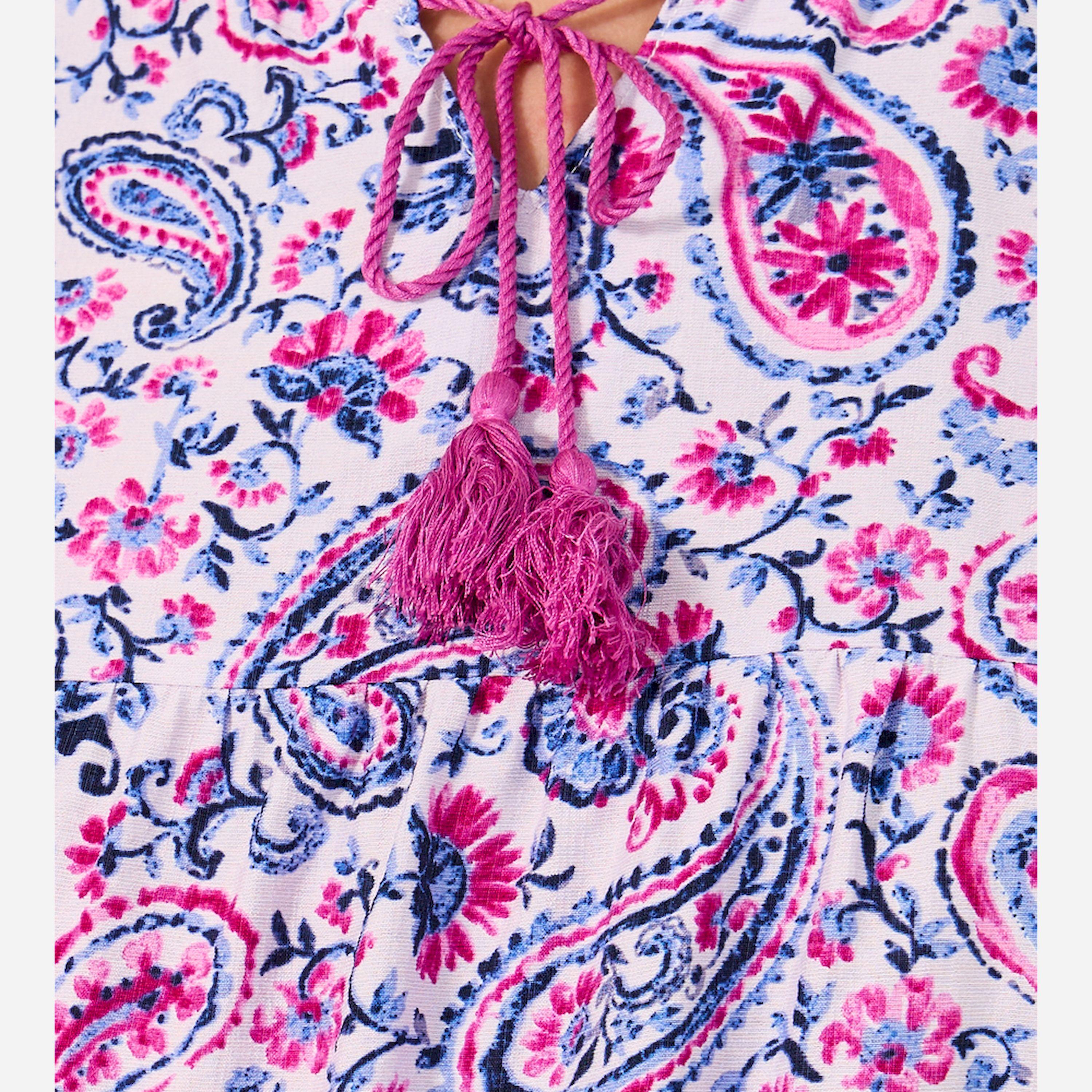 Styli Unwind Aop Viscose Paisley Tie Front Gather Detail Vest And Pj Set-women-clothing-nightwear-pyjamas-longsets-image-3