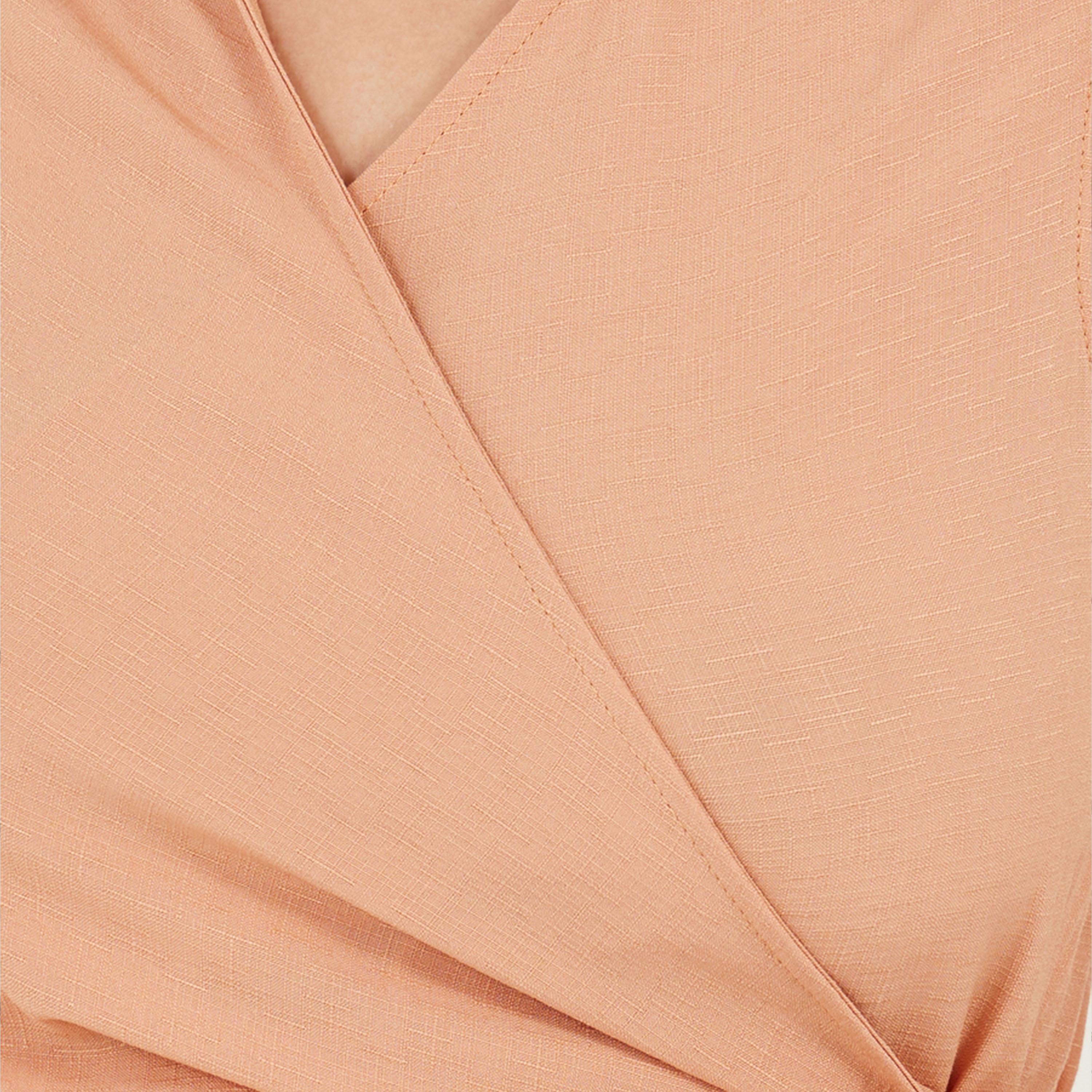 ستايلي - فستان ماكسي بدون أكمام مع رباط-women-clothing-dresses-image-3