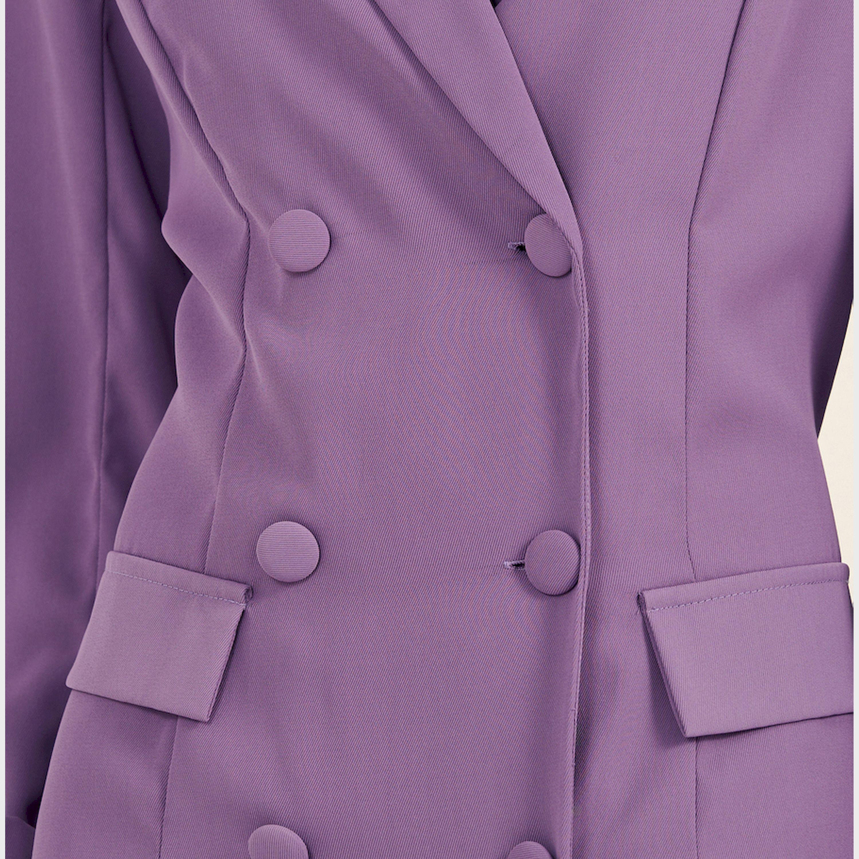 Styli Solid Notch Label Neck Blazer Maxi Dress-women-clothing-dresses-image-4