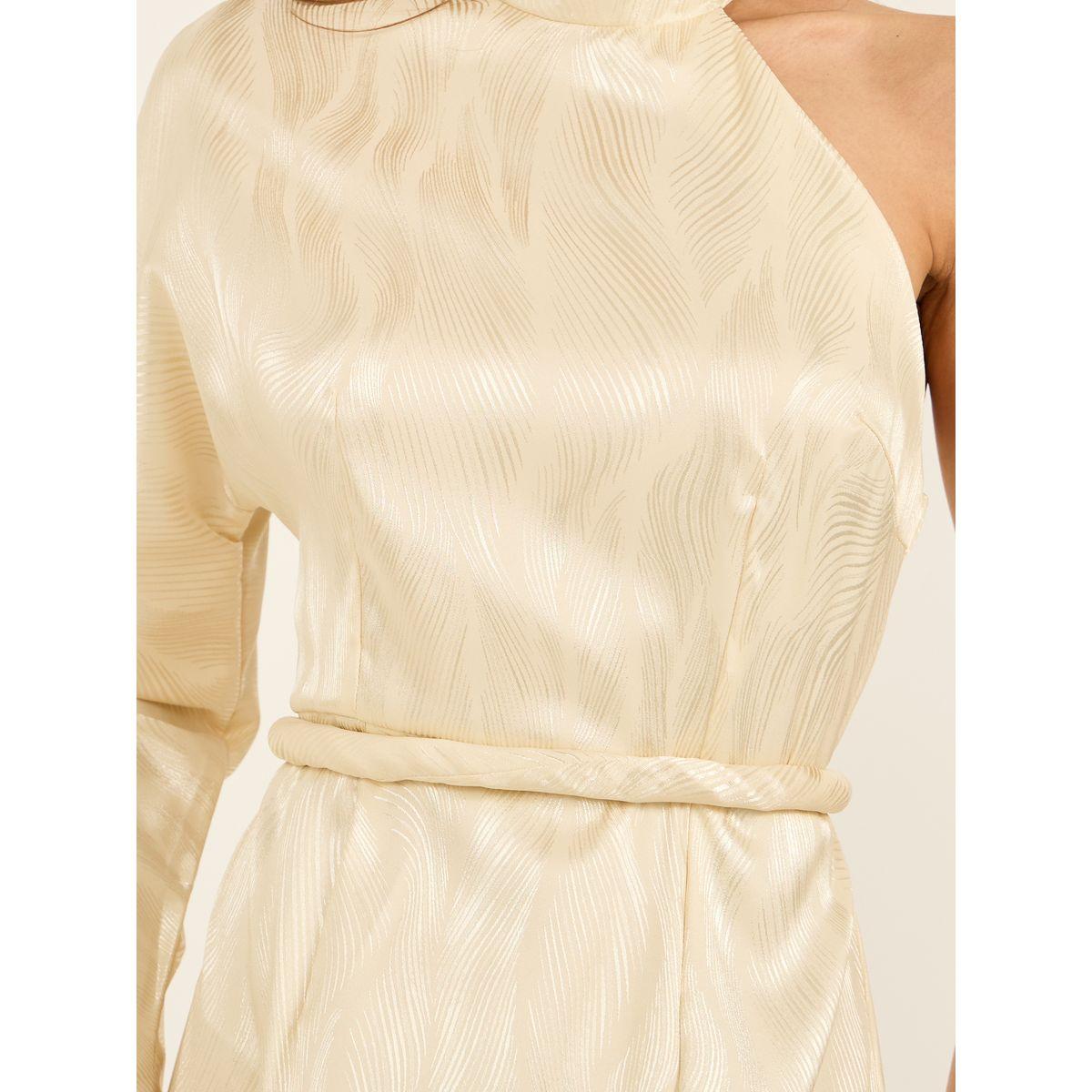 فستان طويل جاكارد مع حزام خصر-women-clothing-dresses-image-5