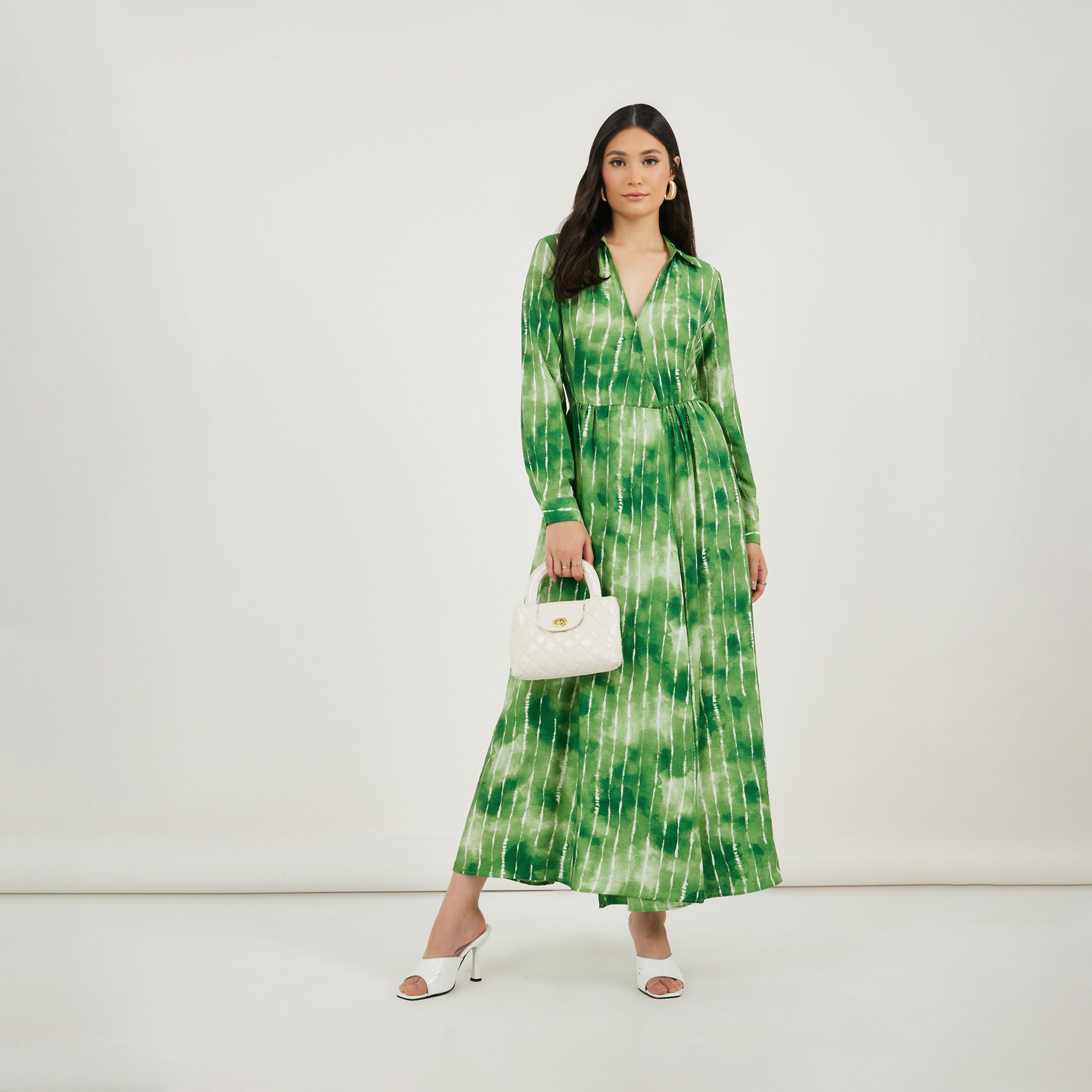 Styli Tie-Dye Print Shirt Maxi Dress-women-clothing-dresses-image-4