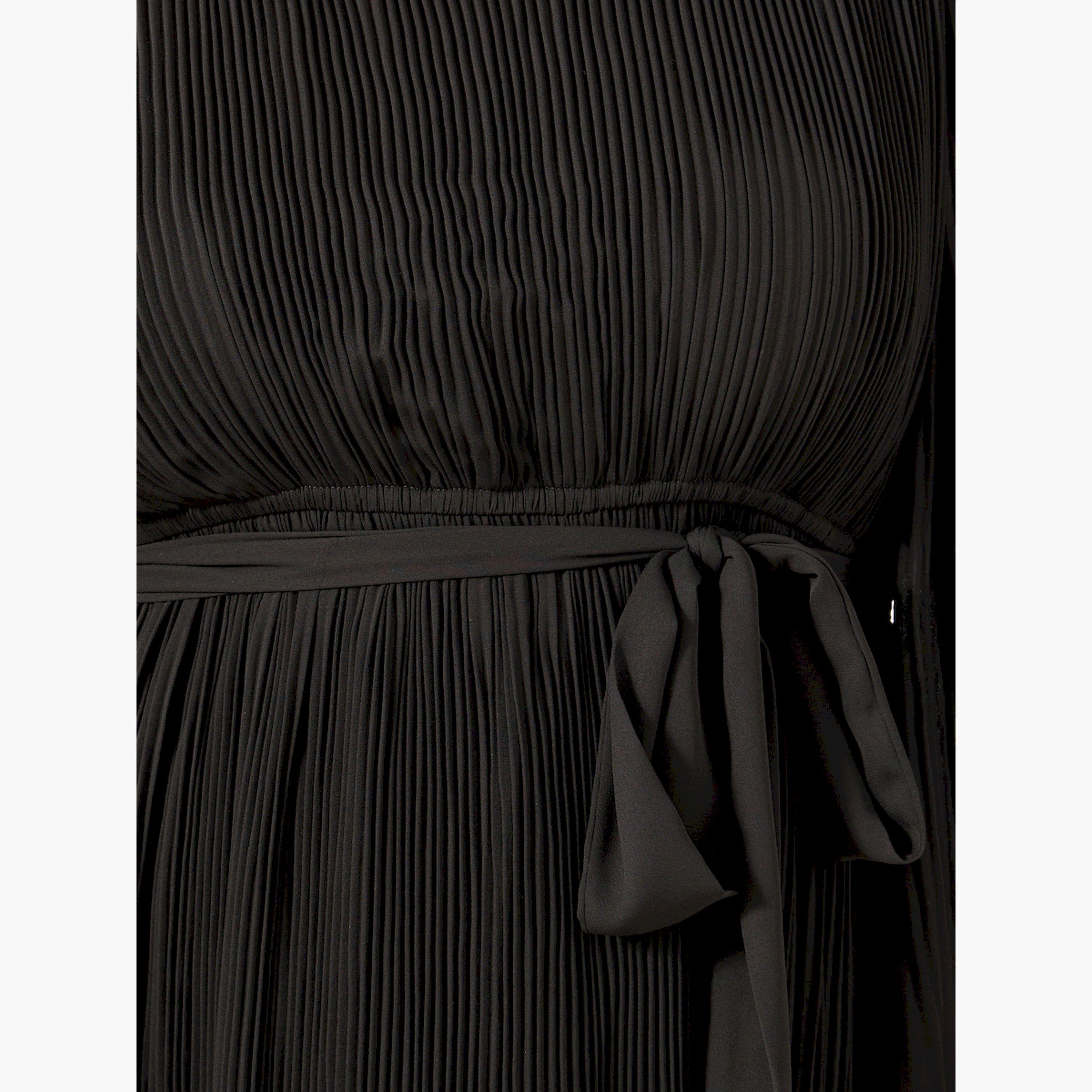 Styli Plus Size Pleated Tie-Waist A-Line Midi Dress-women-clothing-dresses-image-4