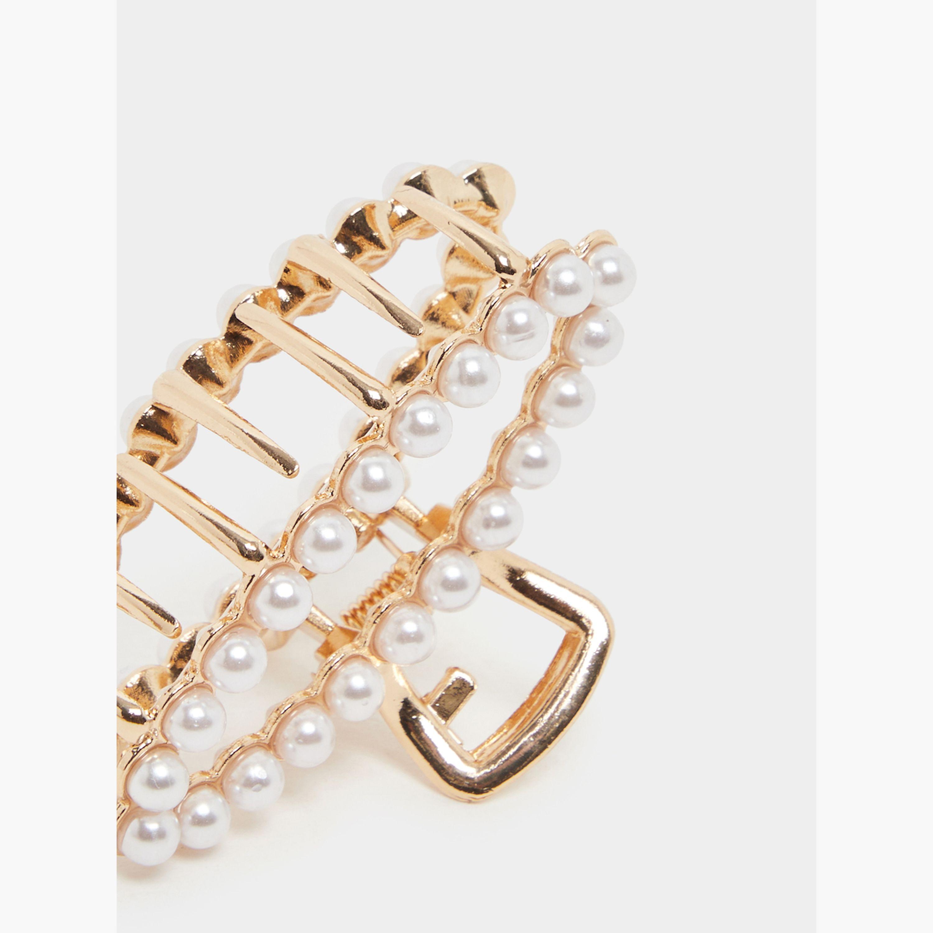 Styli Embellished Hair Claw-women-hairaccessories-clamps-image-3