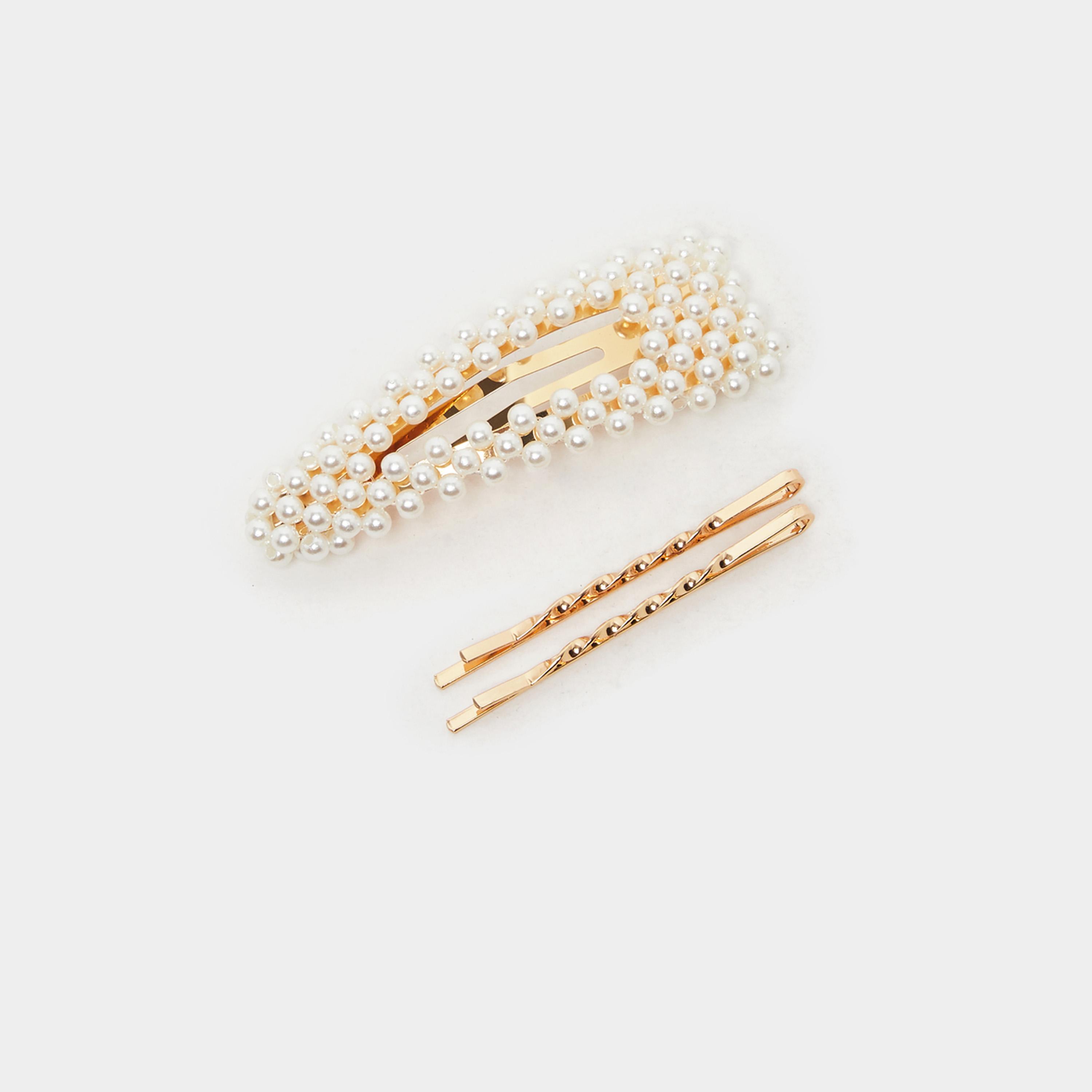 ستايلي - مجموعة من 3 قطع - مشبك شعر مزخرف-women-hairaccessories-clamps-image-1