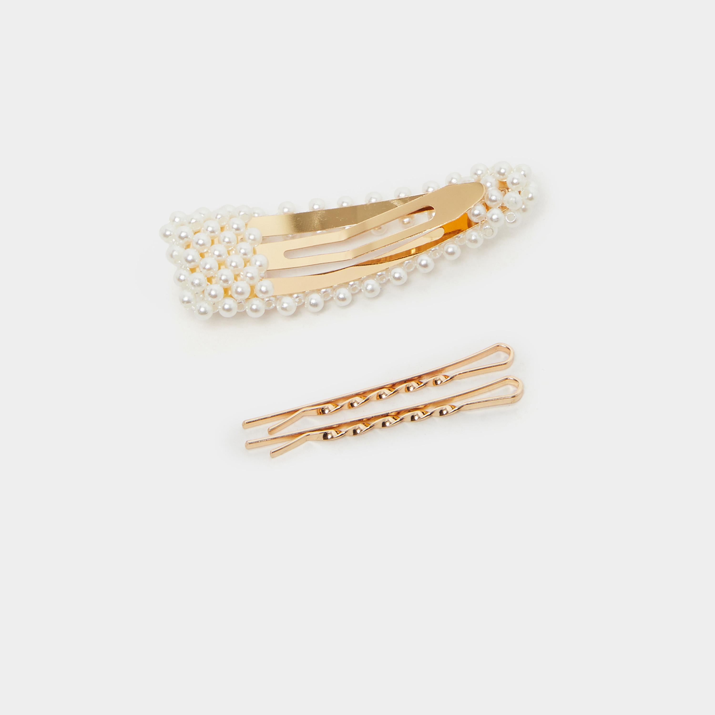ستايلي - مجموعة من 3 قطع - مشبك شعر مزخرف-women-hairaccessories-clamps-image-2