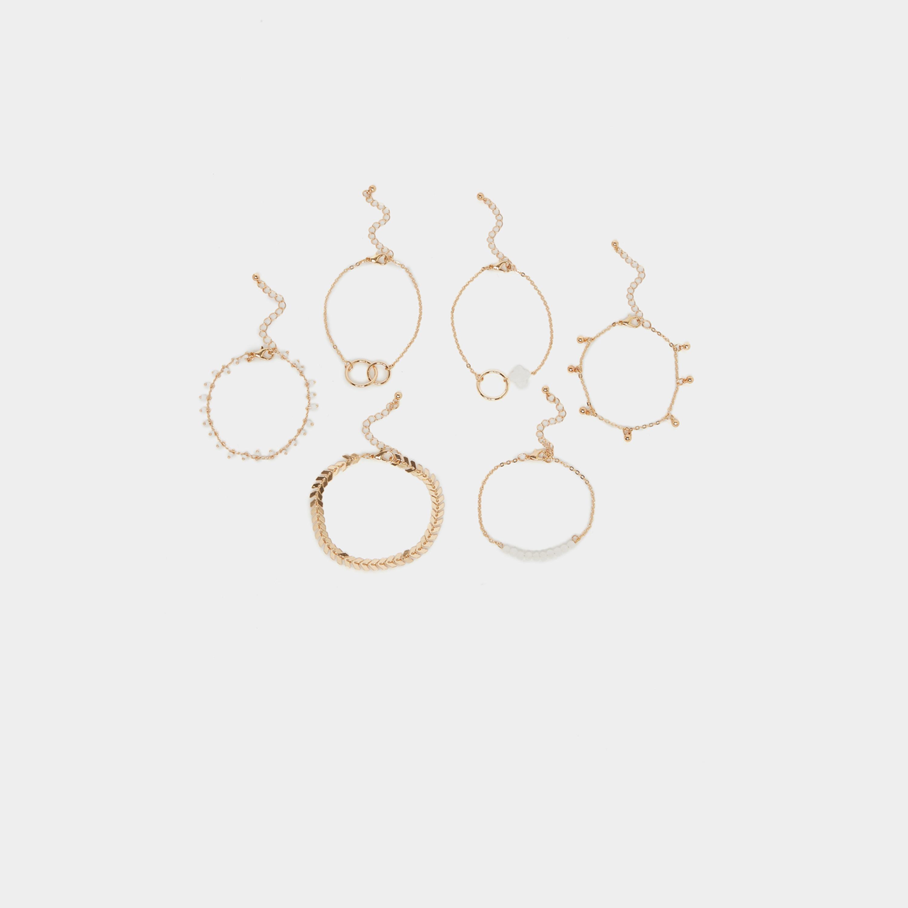 ستايلي - مجموعة من 6 أساور مزخرفة-women-watchesandjewellery-jewellery-banglesandbracelets-image-1