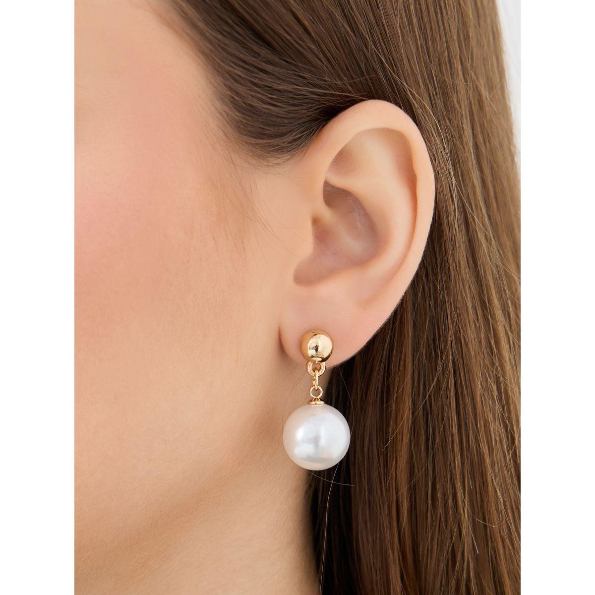 Styli Faux Pearl Dangle Earrings-women-watchesandjewellery-jewellery-earrings-image-2