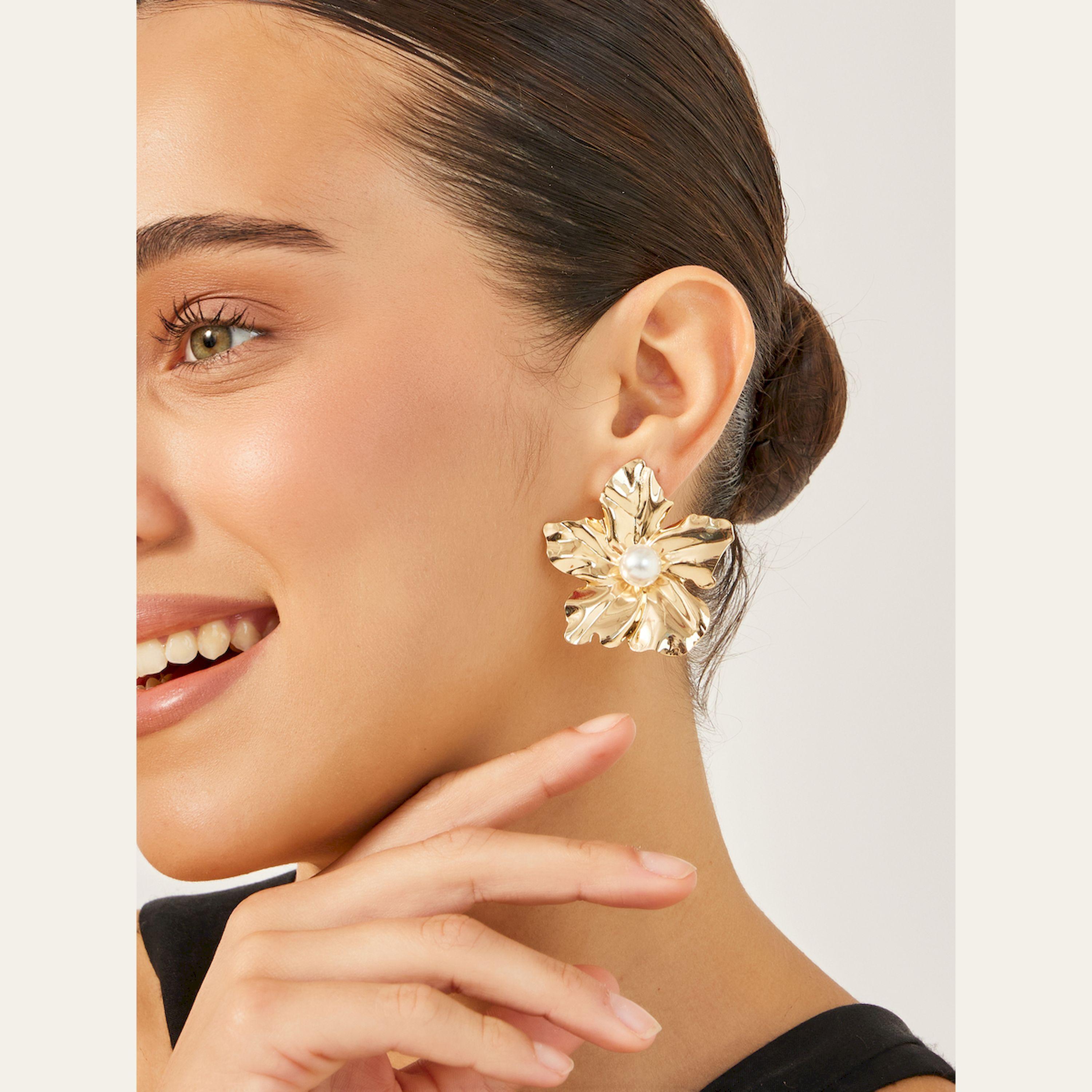 ستايلي - أقراط مزينة بالزهور-women-watchesandjewellery-jewellery-earrings-image-2
