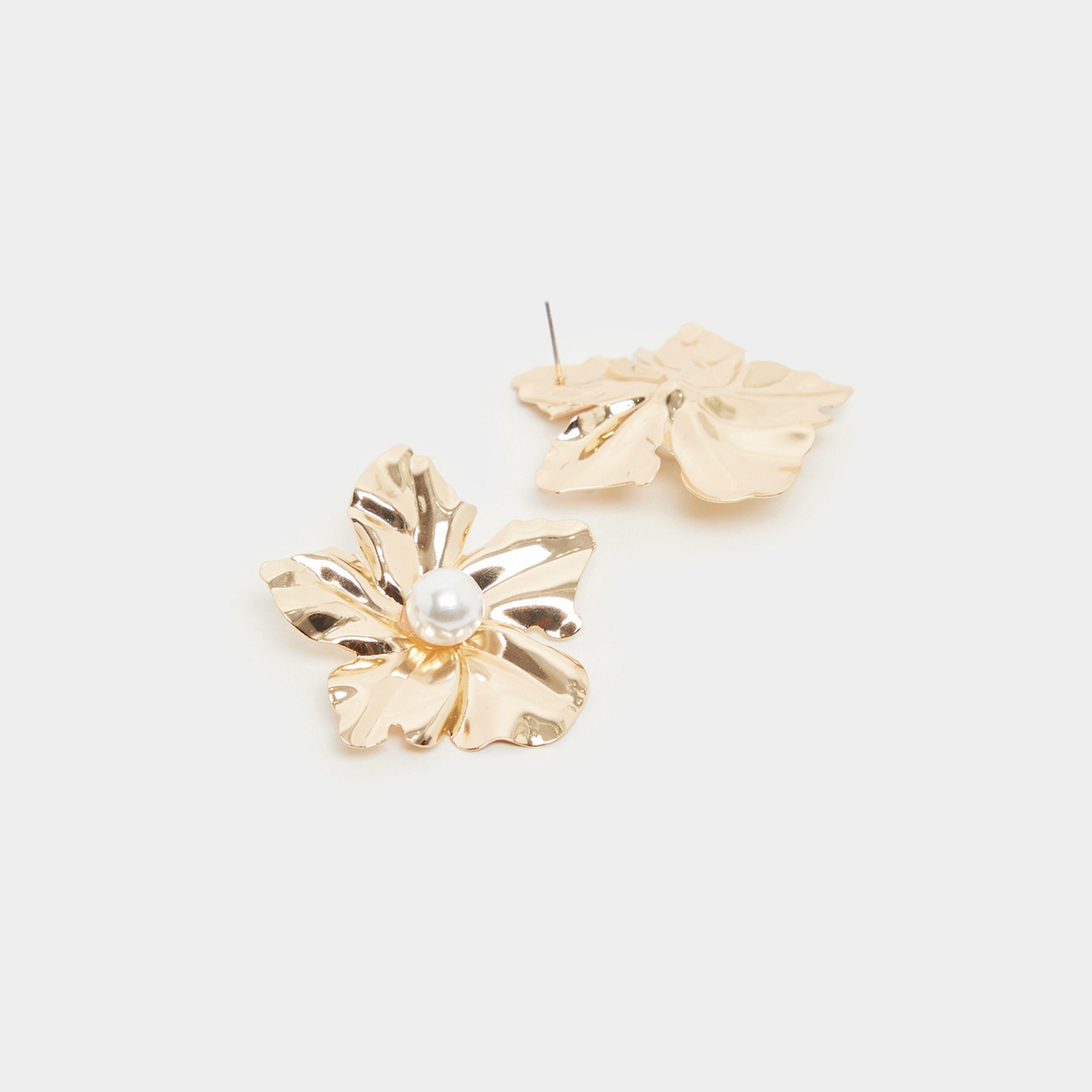 Styli Floral Embellished Earrings-women-watchesandjewellery-jewellery-earrings-image-3