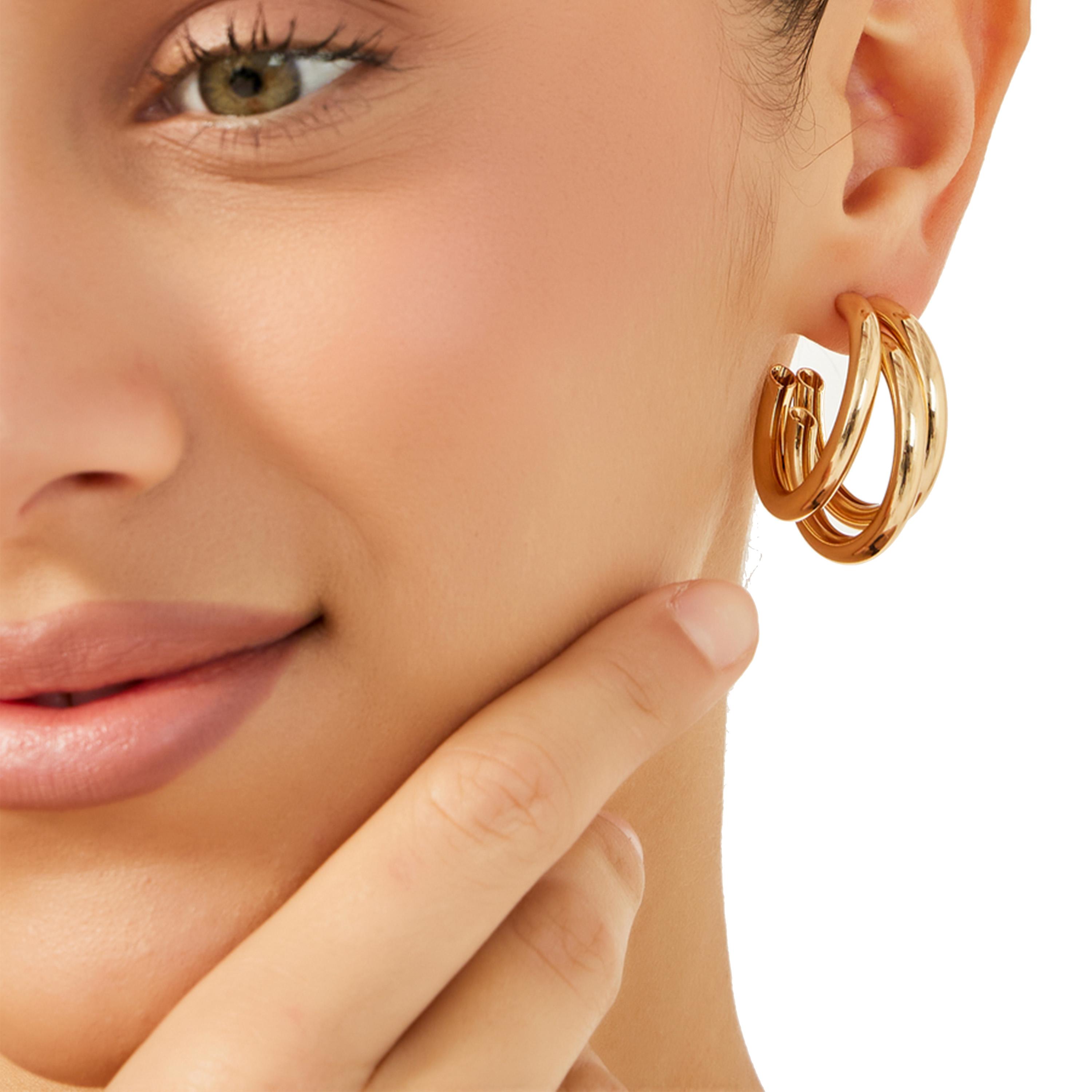 ستايلي - أقراط مزدوجة-women-watchesandjewellery-jewellery-earrings-image-2
