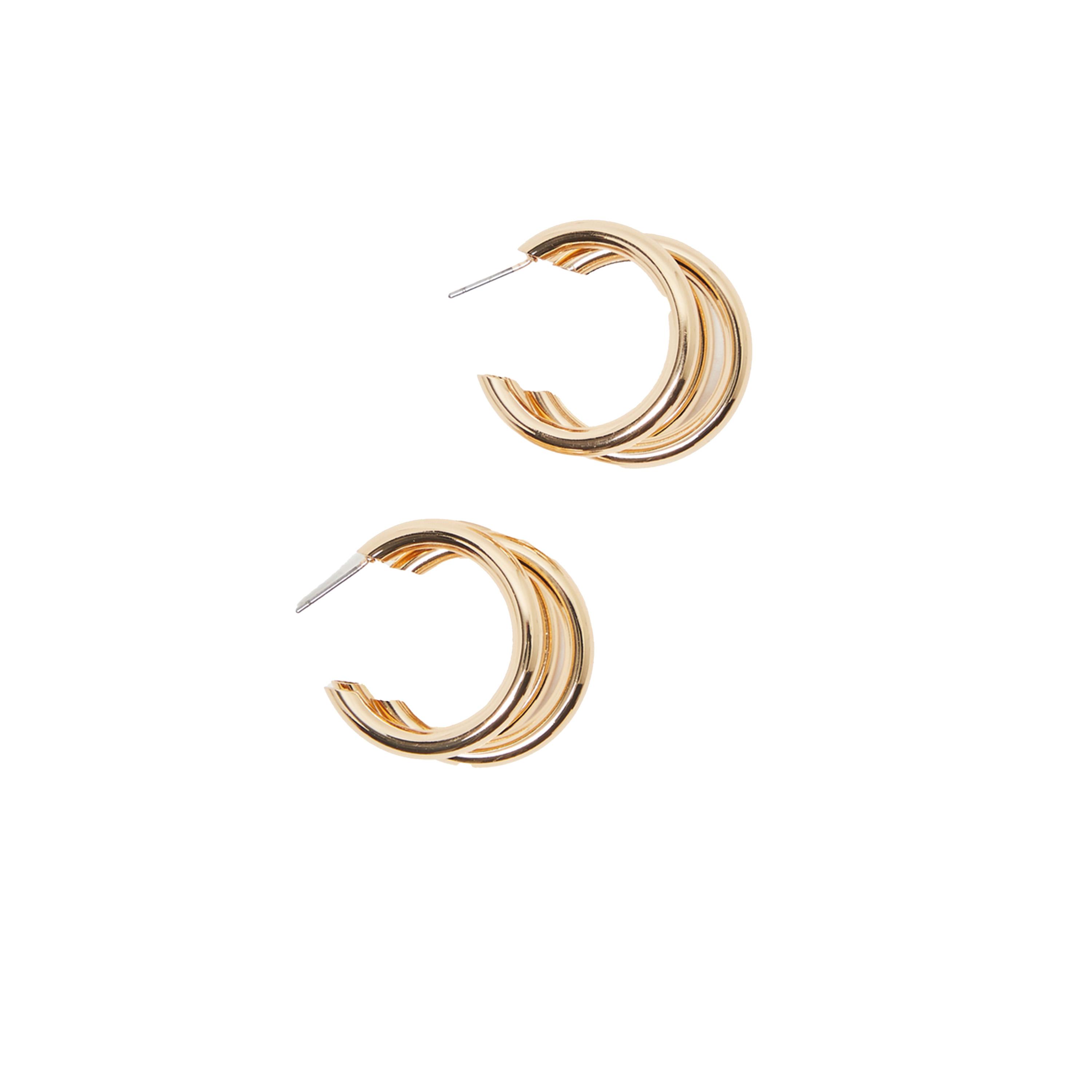 Styli Dual Hoop Earrings-women-watchesandjewellery-jewellery-earrings-image-3