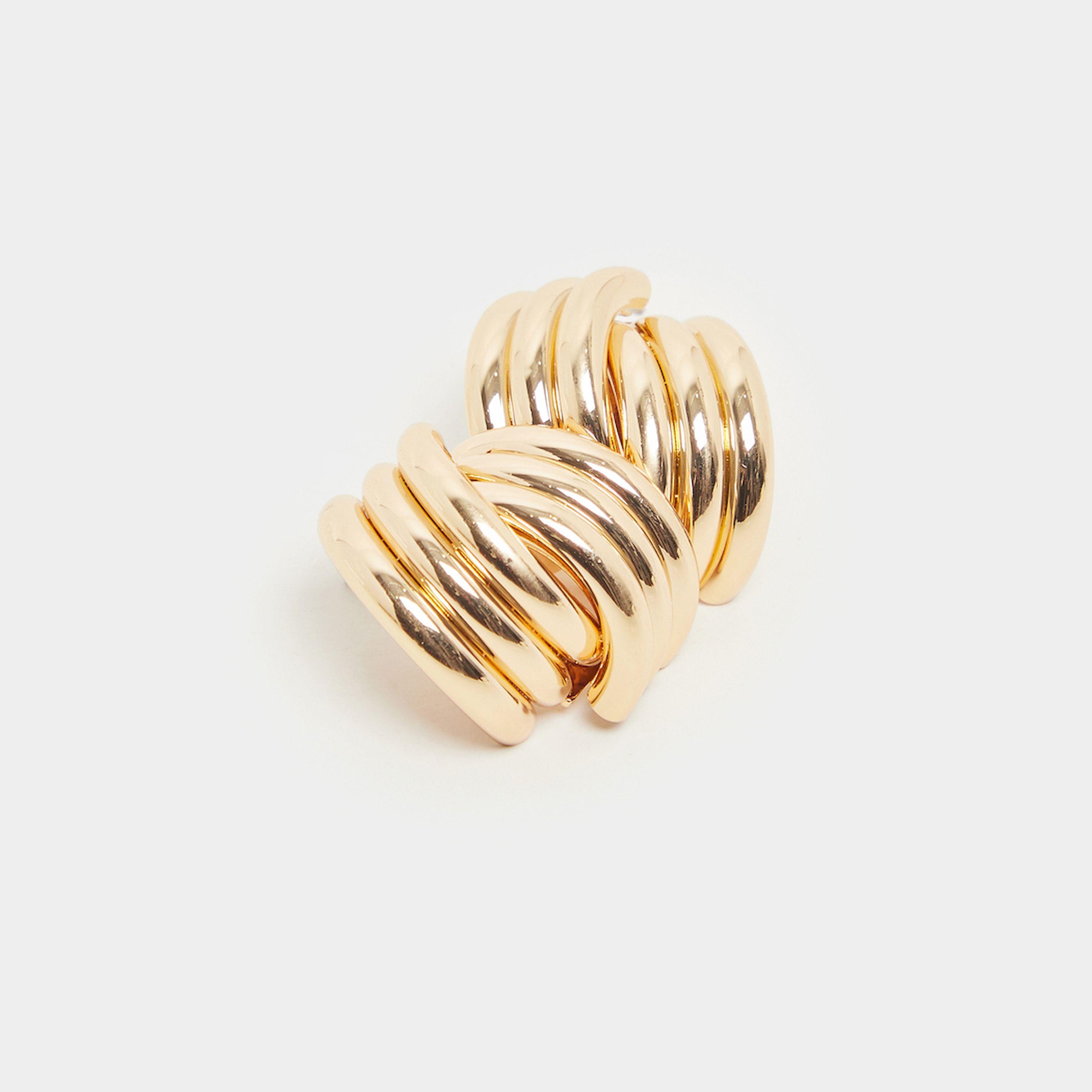 Styli Textured Stud Earrings-women-watchesandjewellery-jewellery-earrings-image-4