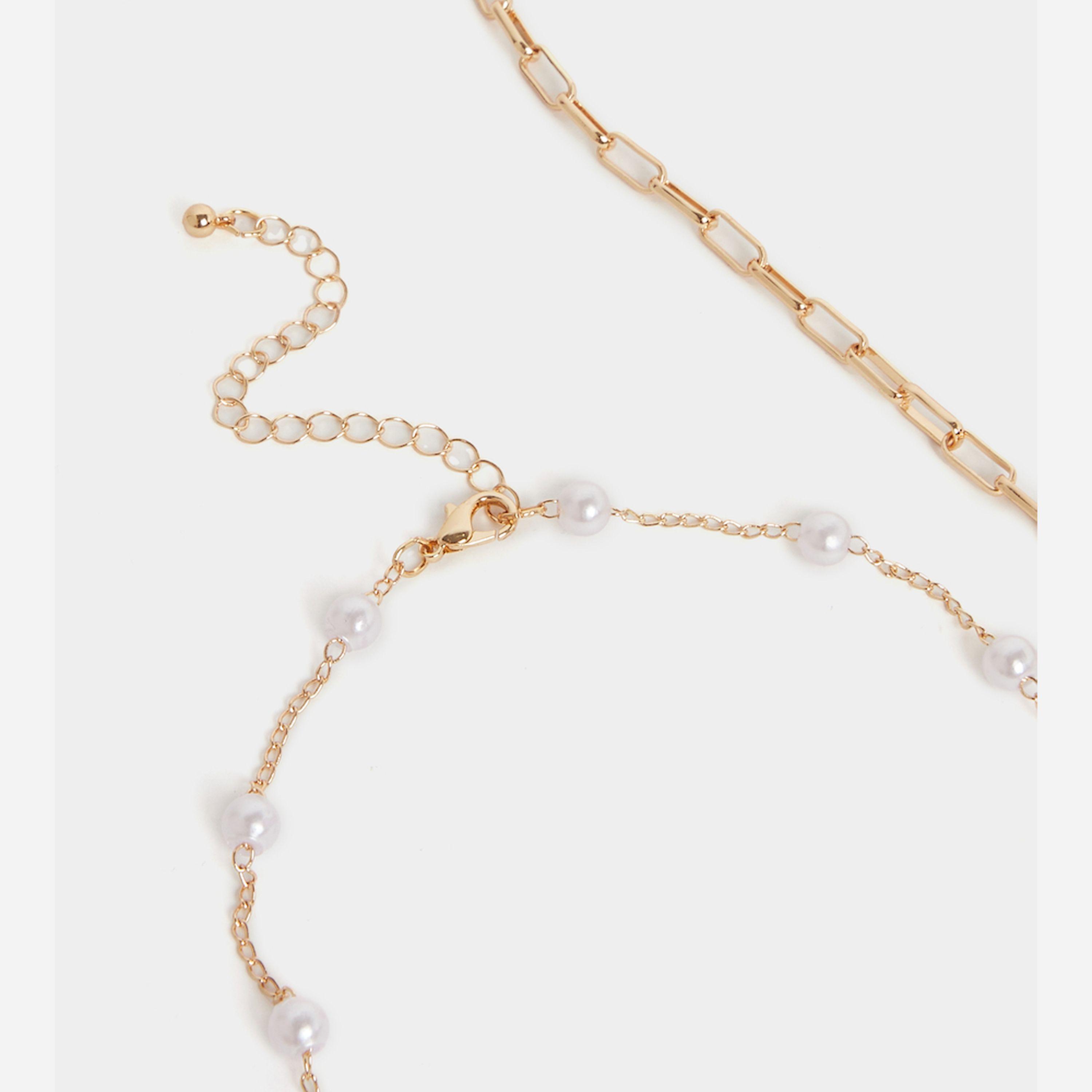 ستايلي - مجموعة من 5 قلادات مزينة-women-watchesandjewellery-jewellery-necklacesandpendants-image-3