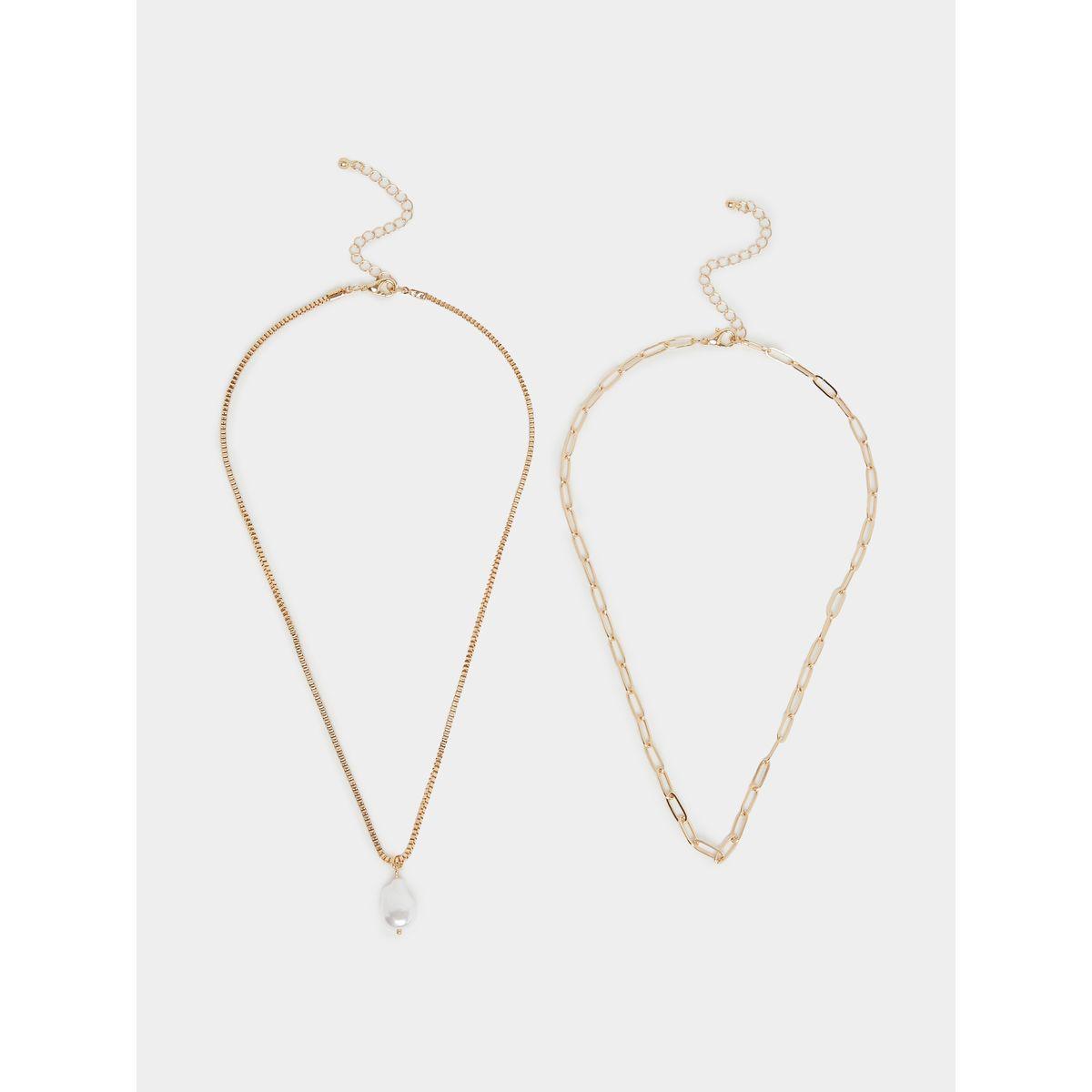 مجموعة من 2 عقد كاجوال-women-watchesandjewellery-jewellery-necklacesandpendants-image-2