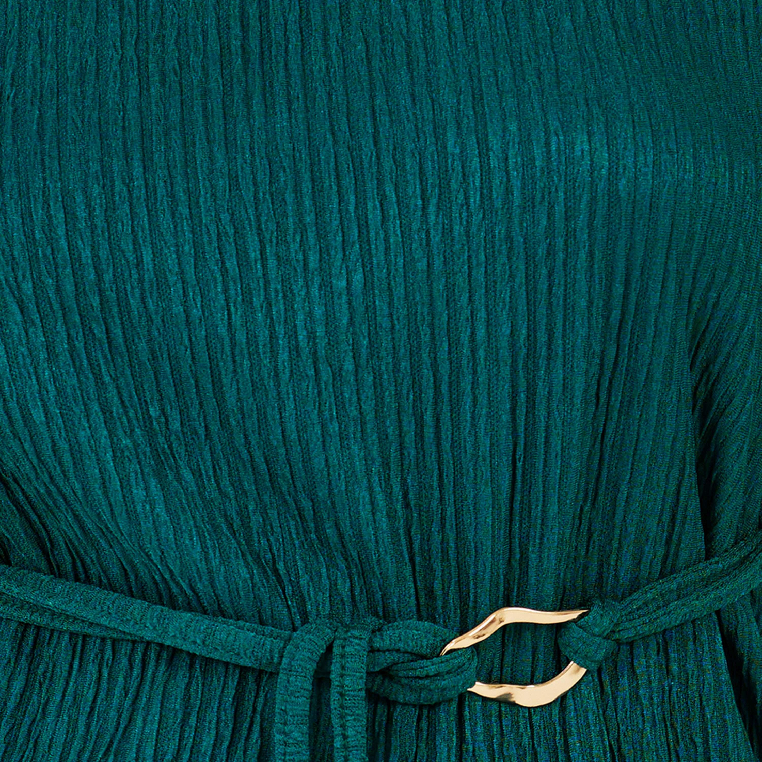 Styli Crinkle Knit Sleeveless Top & Straight Leg Pants Co-Ords-women-clothing-coordsets-image-3