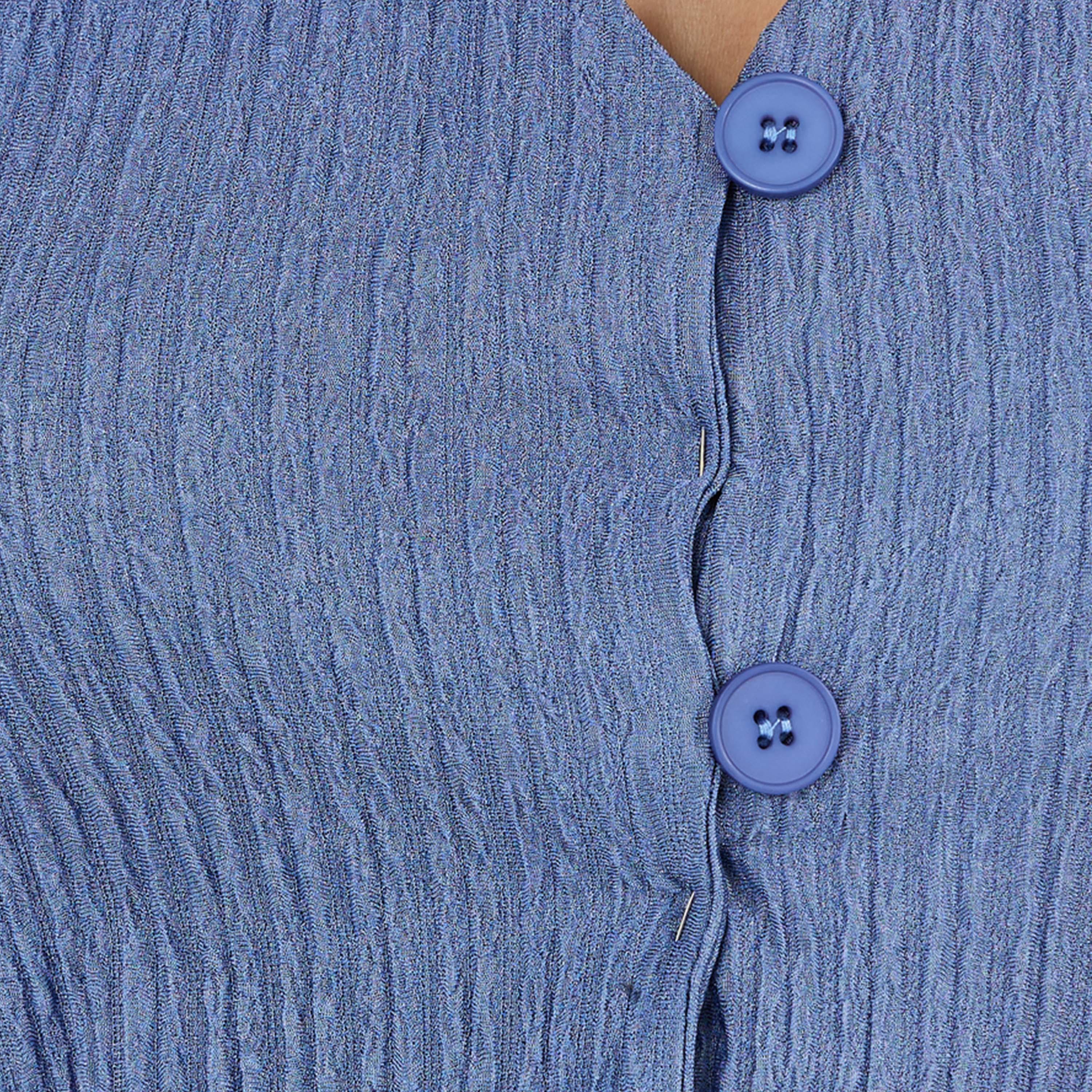 Styli Textured Waistcoat & Straight Leg Pants Co-Ords-women-clothing-coordsets-image-3