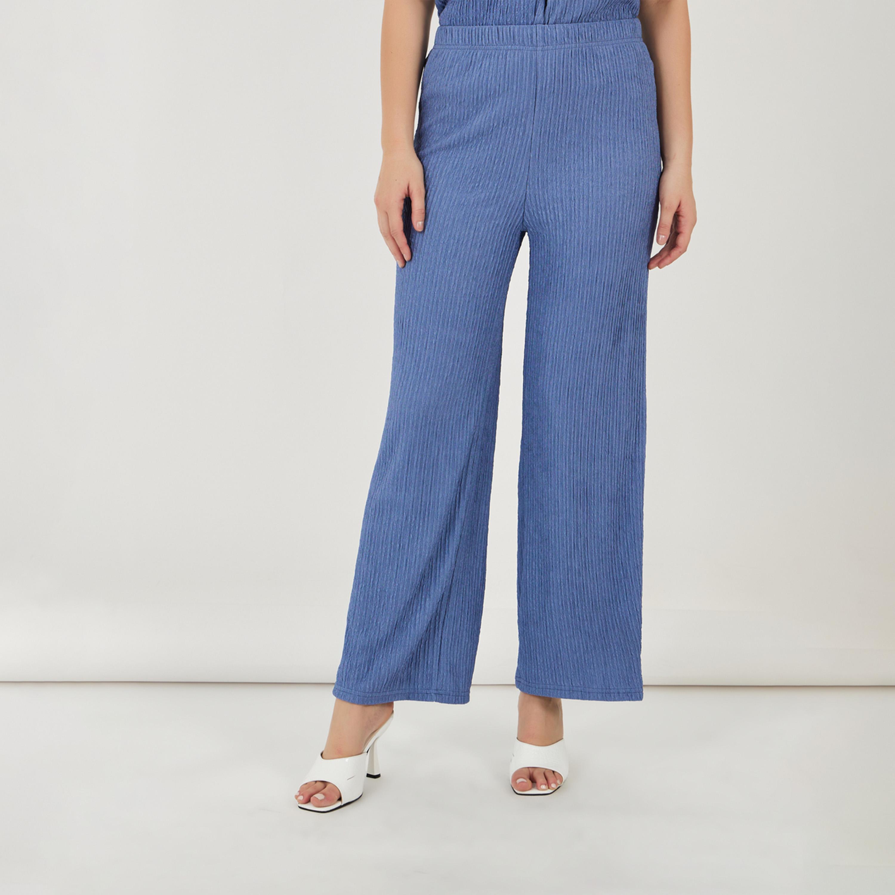 Styli Textured Waistcoat & Straight Leg Pants Co-Ords-women-clothing-coordsets-image-4