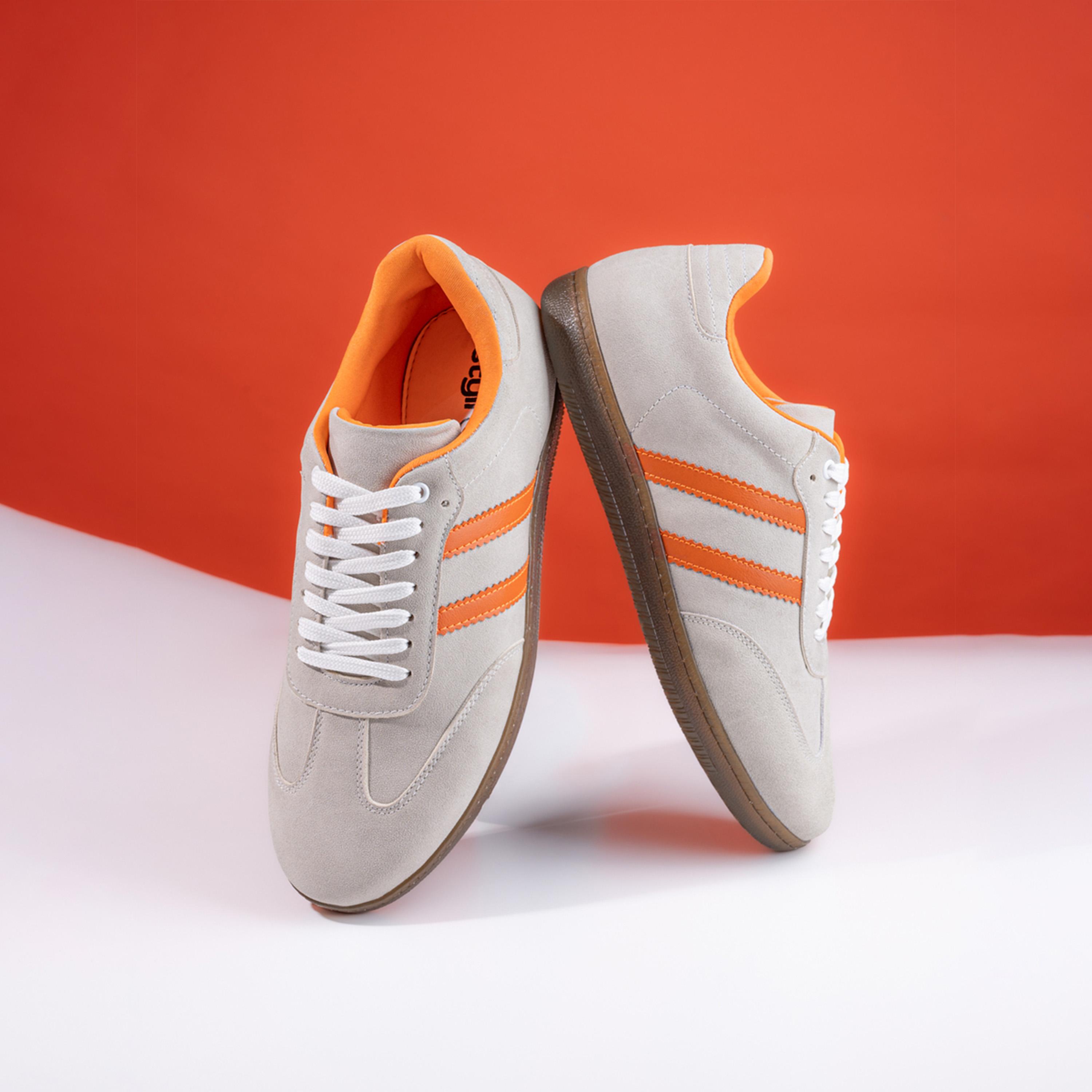 Styli Suede Upper Two Stripe Court Sneakers-men-shoes-sneakers-image-2