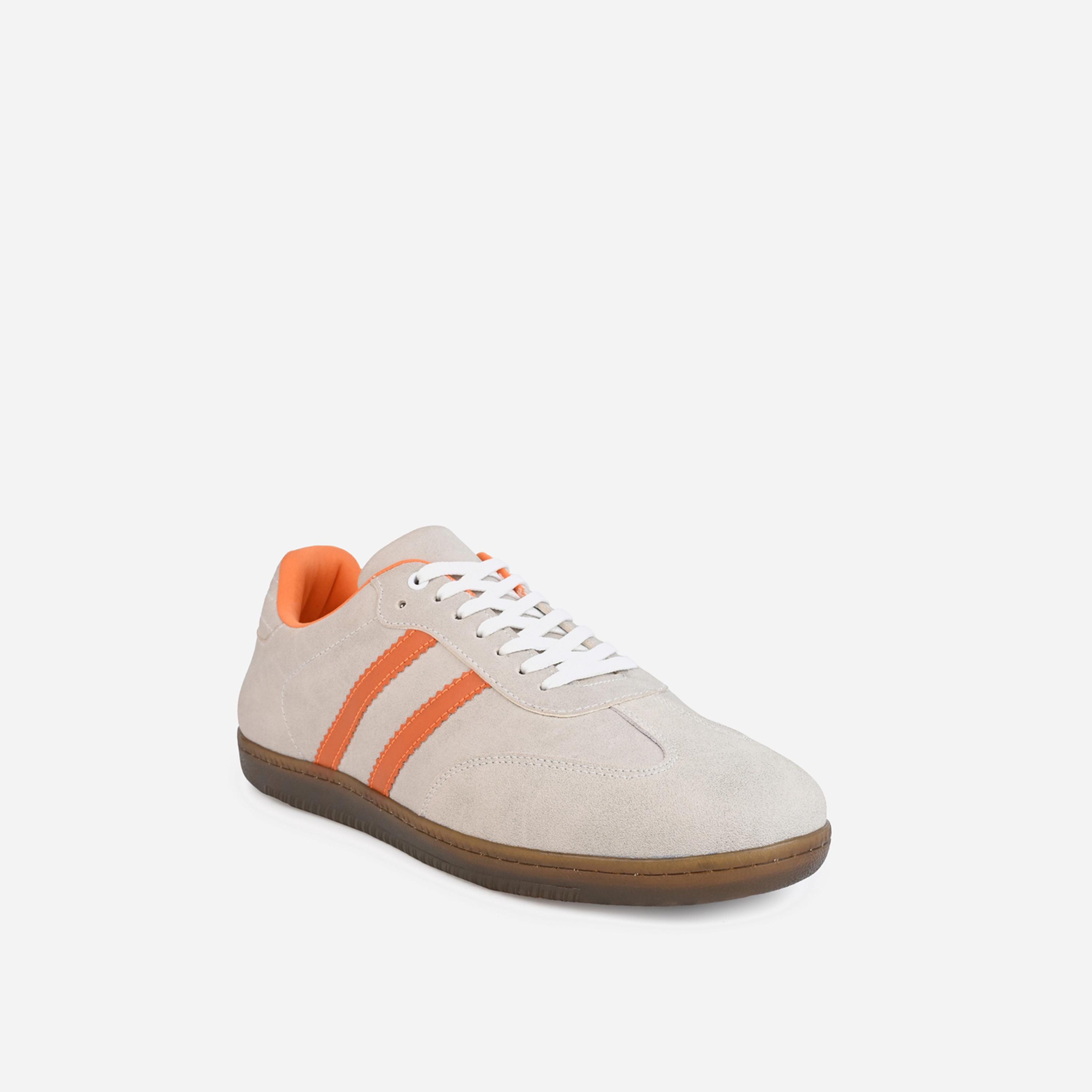 Styli Suede Upper Two Stripe Court Sneakers-men-shoes-sneakers-image-4