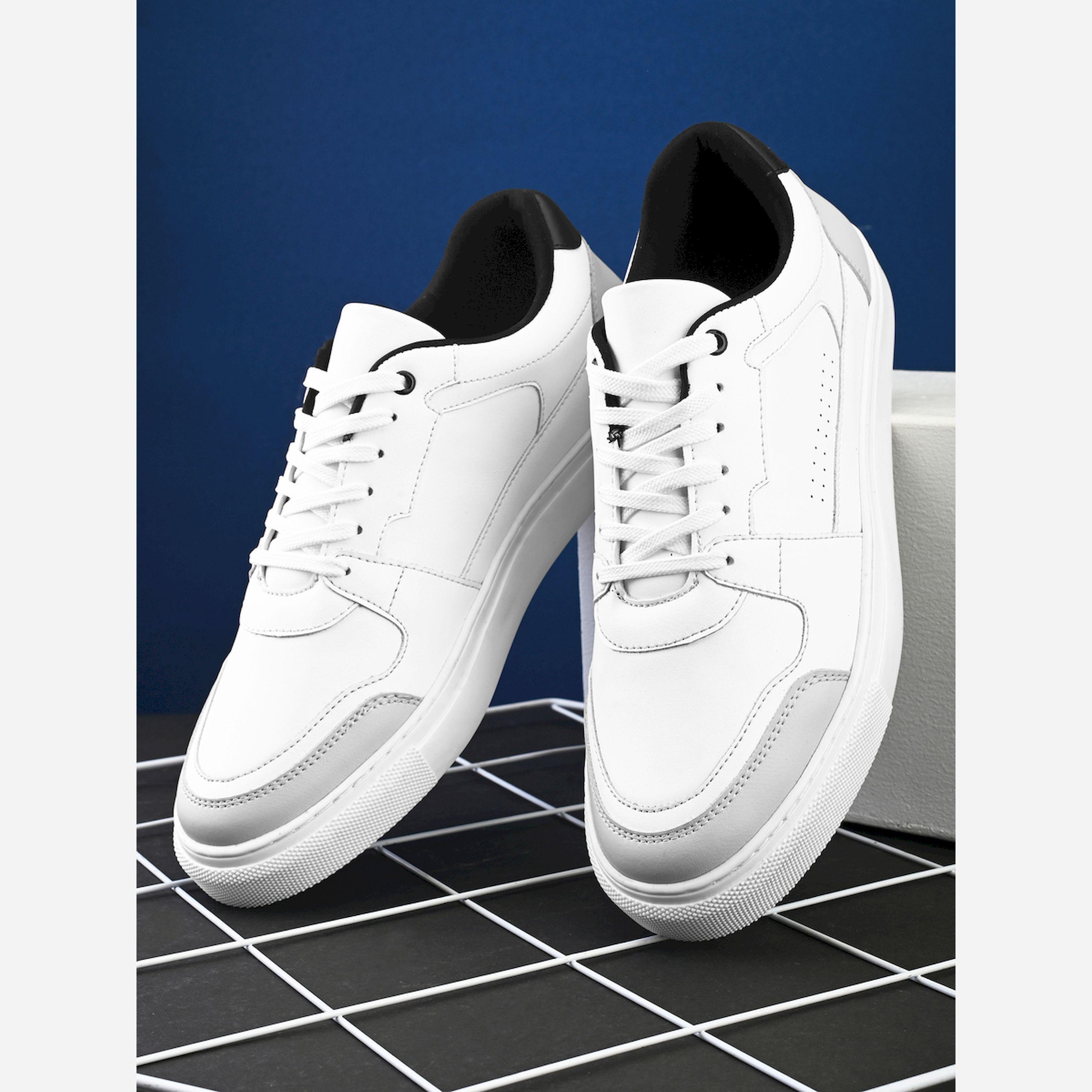 Styli Platform Sole Lace Up Color Block Sneakers-men-shoes-sneakers-image-3