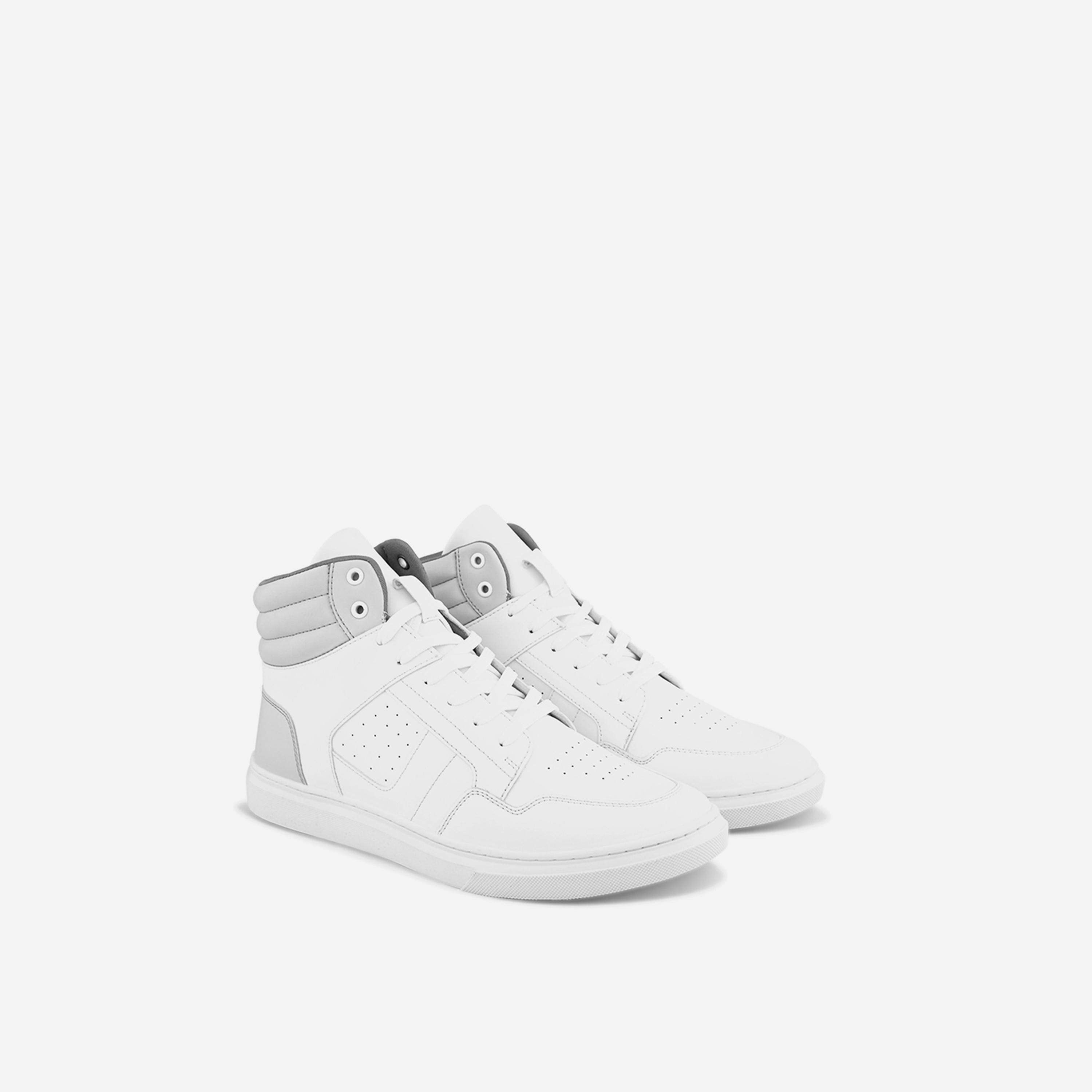 Styli High Top Color Block Lace Up Sneakers-men-shoes-sneakers-image-3