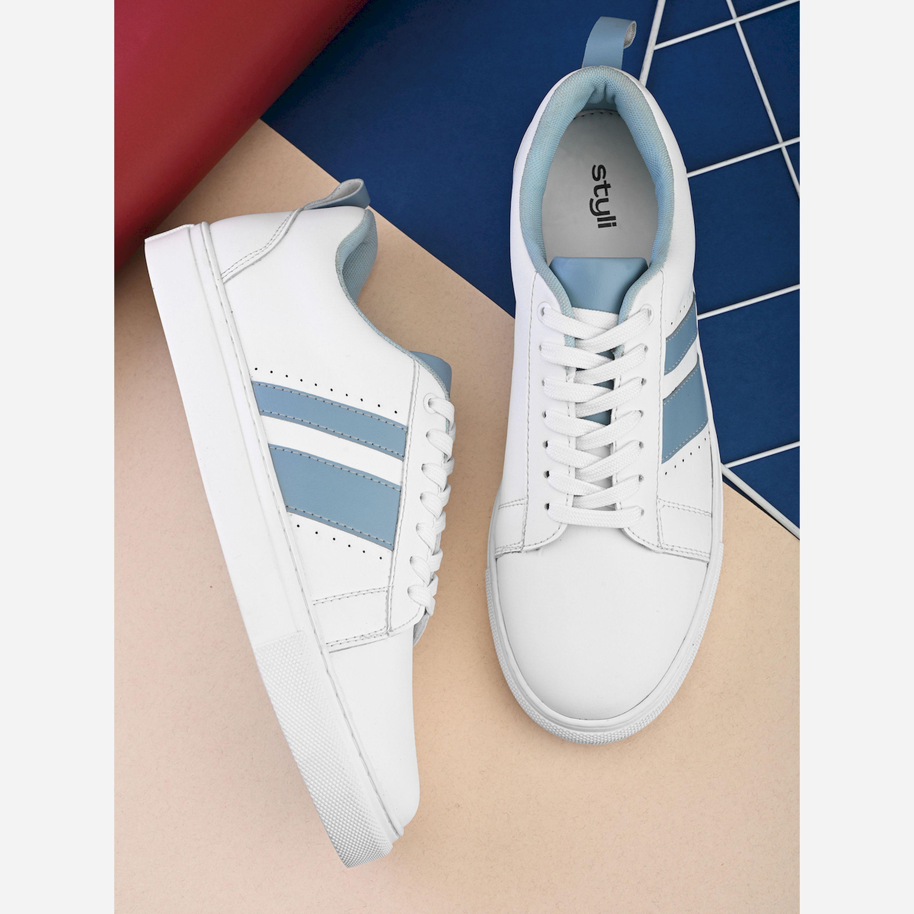 Styli Abstract Print Round Toe Sneakers-men-shoes-sneakers-image-2