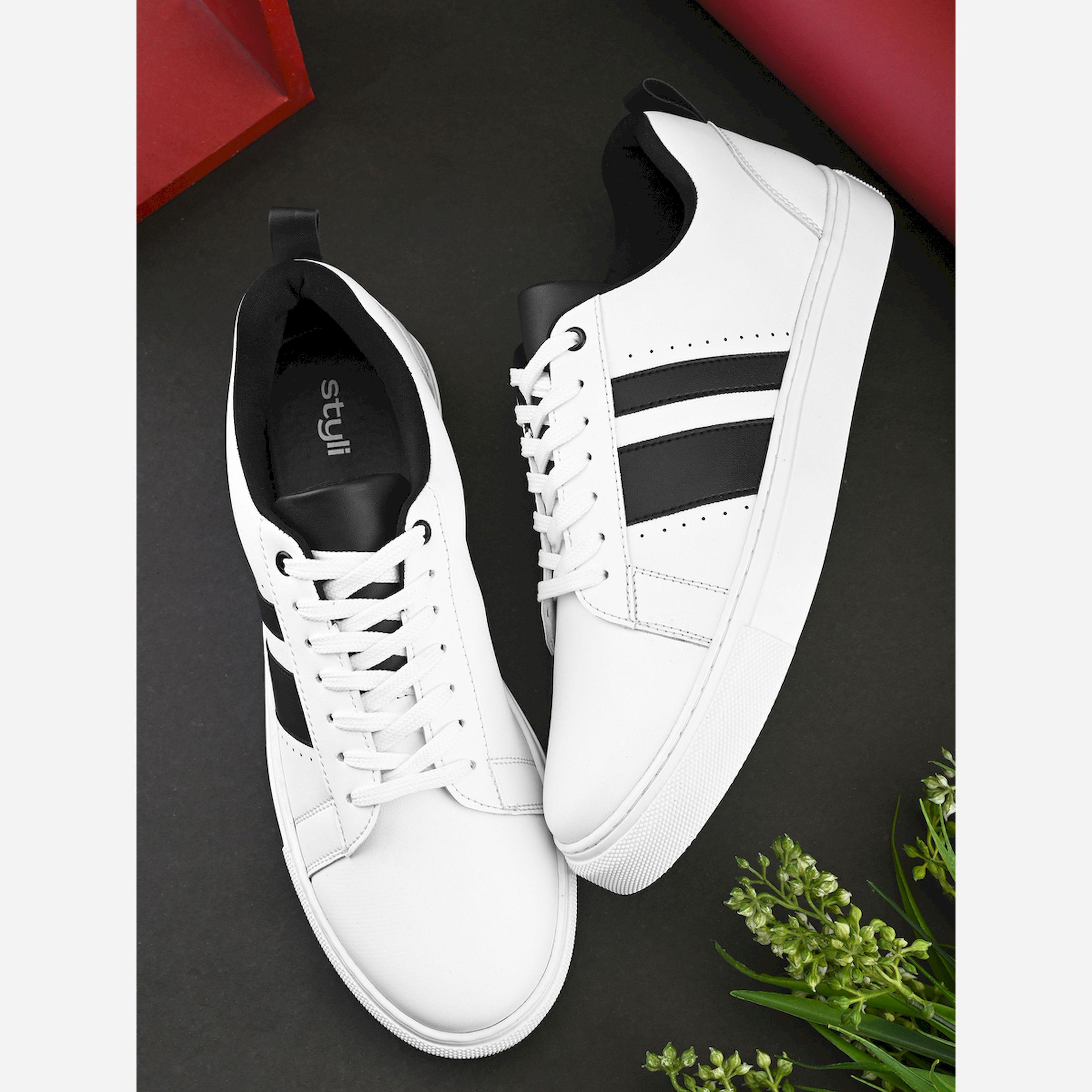 Styli Abstract Print Round Toe Sneakers-men-shoes-sneakers-image-3