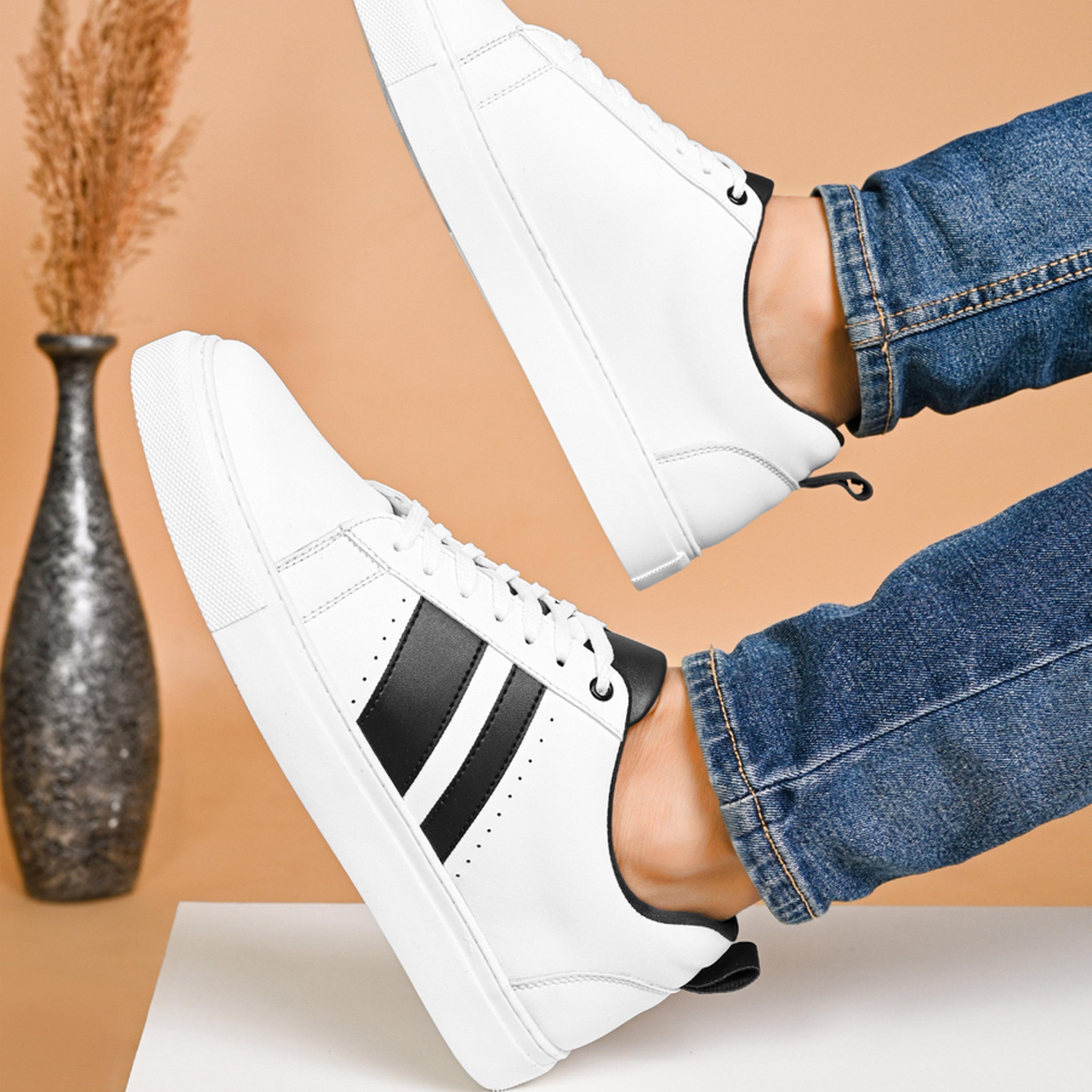 Styli Abstract Print Round Toe Sneakers-men-shoes-sneakers-image-4