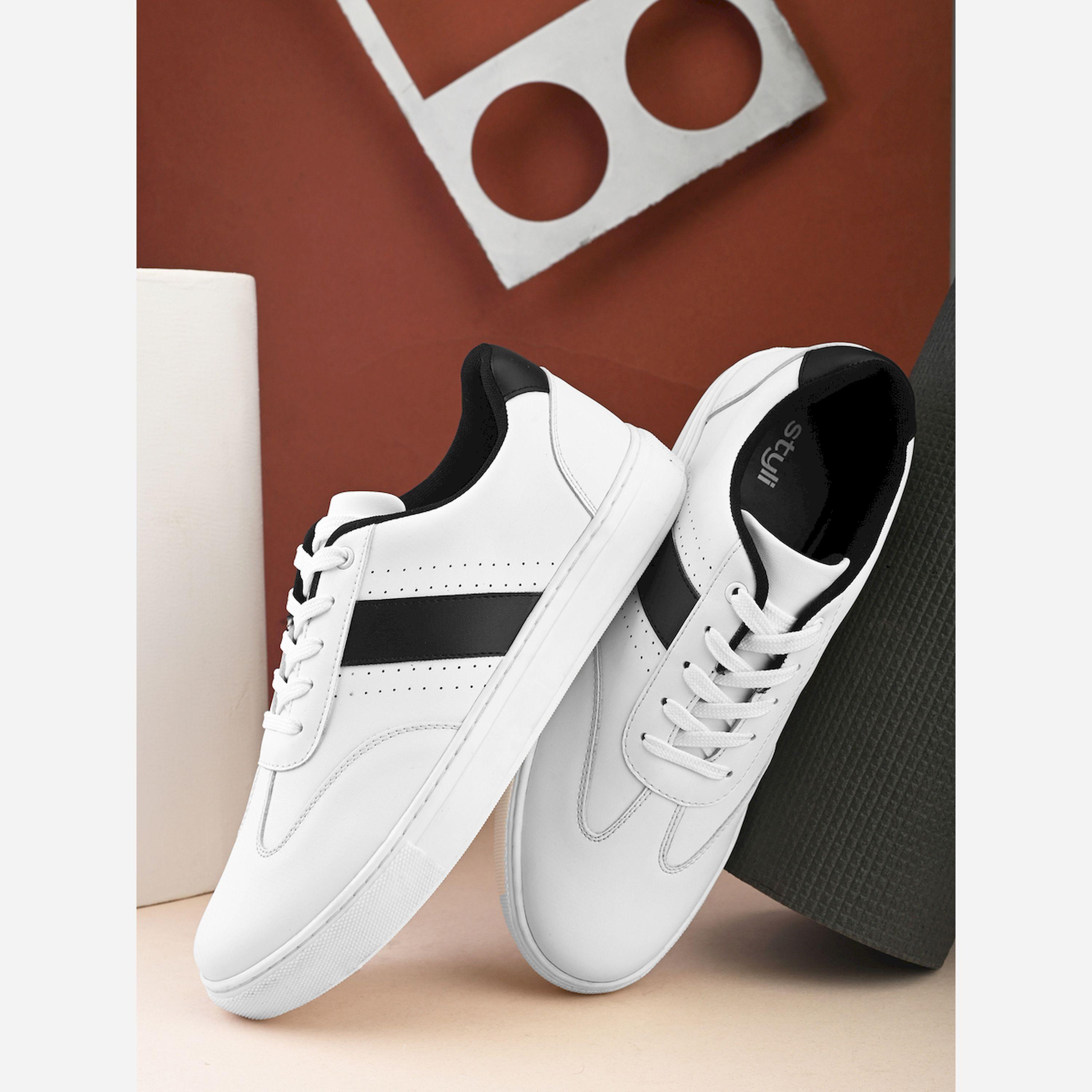 Styli Court Master Lace Up Platform Sole Sneakers-men-shoes-sneakers-image-3