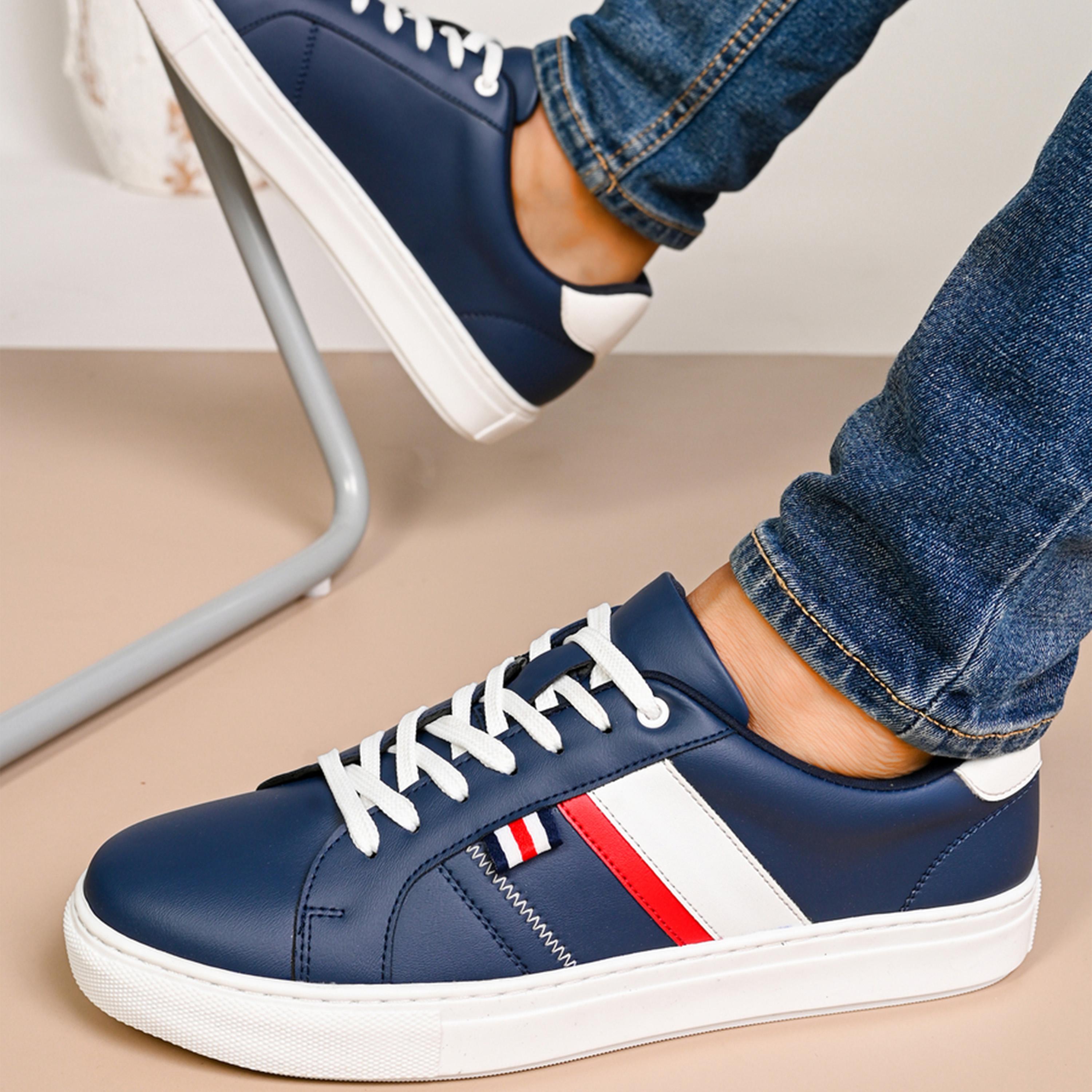 Styli Stripe Detailed Heel Pop Flt Sole Sneakers-men-shoes-sneakers-image-3