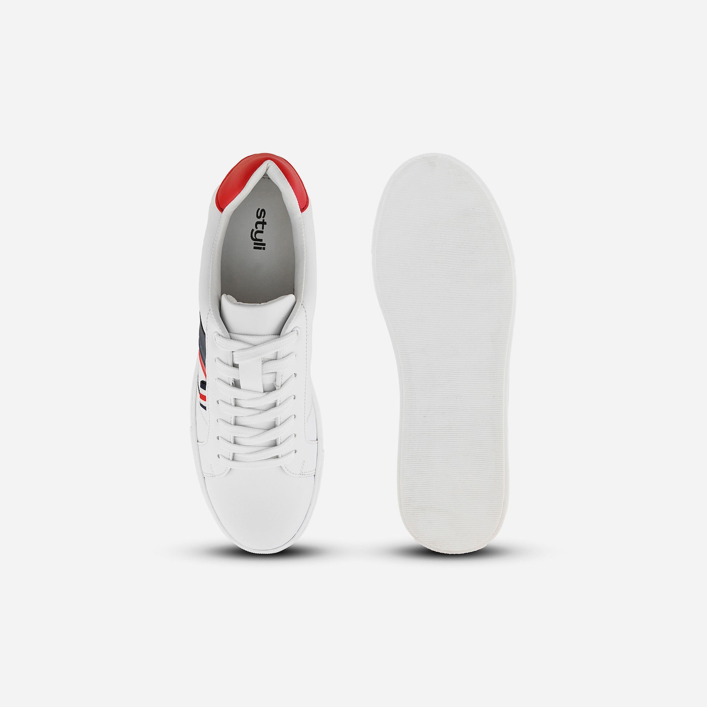 Styli Stripe Detailed Heel Pop Flt Sole Sneakers-men-shoes-sneakers-image-2