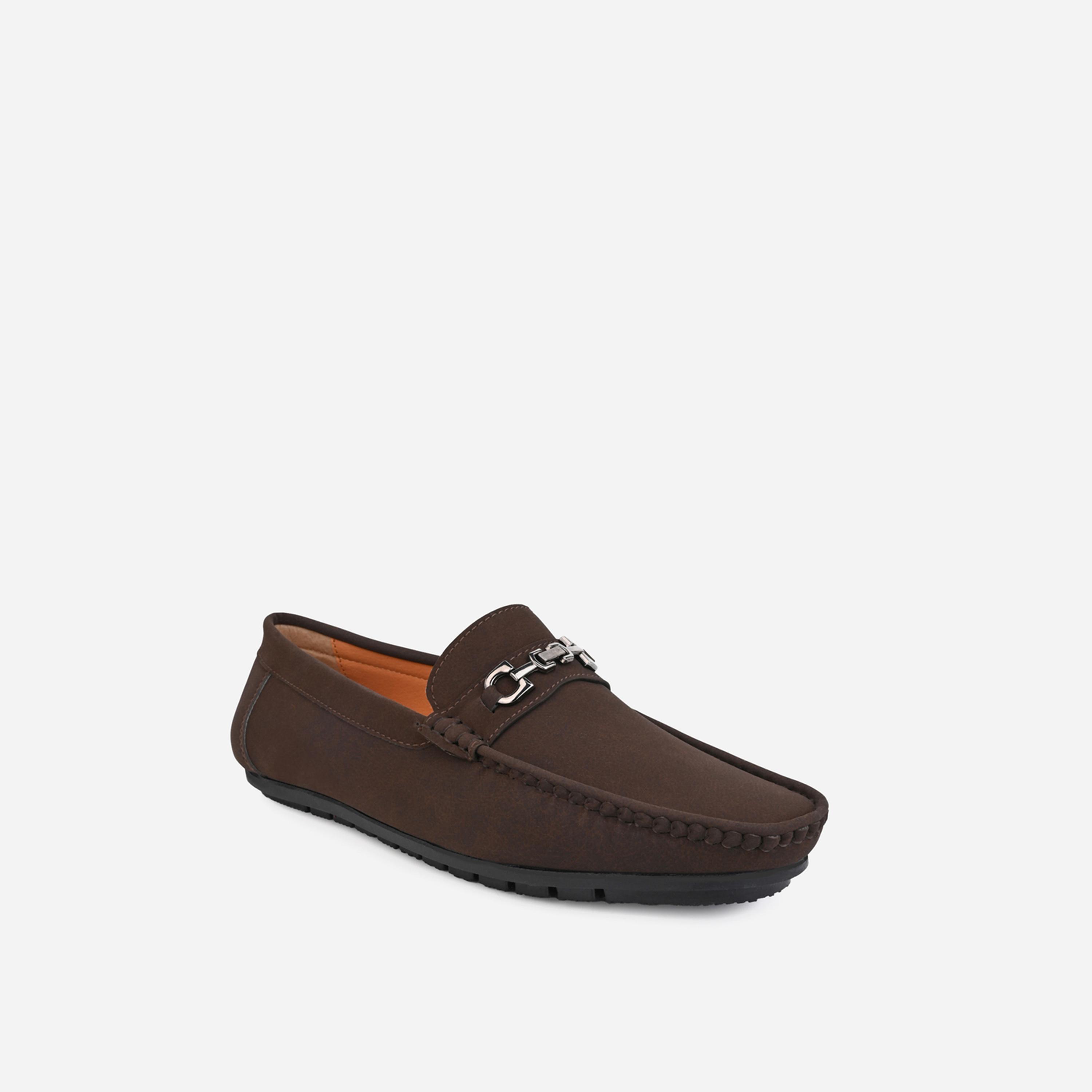 ستايلي-  حذاء بدون كعب من الجلد السويدي الصناعي-men-shoes-loafersandmoccasins-image-4