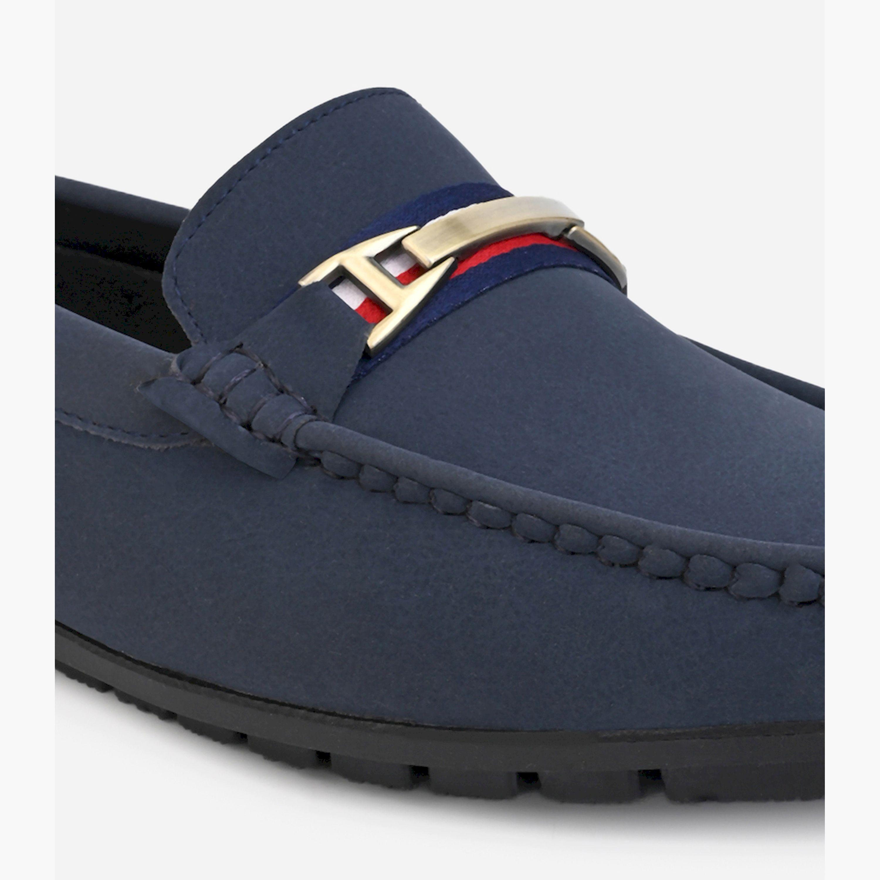 ستايلي-  حذاء سهل الارتداء من الجلد الصناعي بإبزيم-men-shoes-loafersandmoccasins-image-6